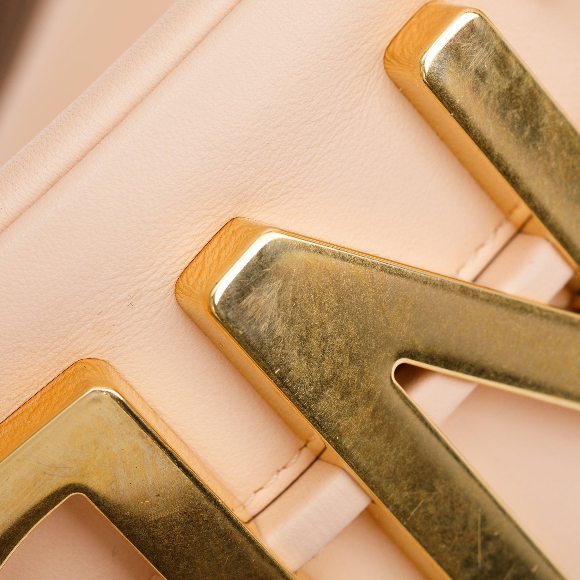 Fendi Pink Leather Small Fendigraphy Bag w/ Box & Receipt