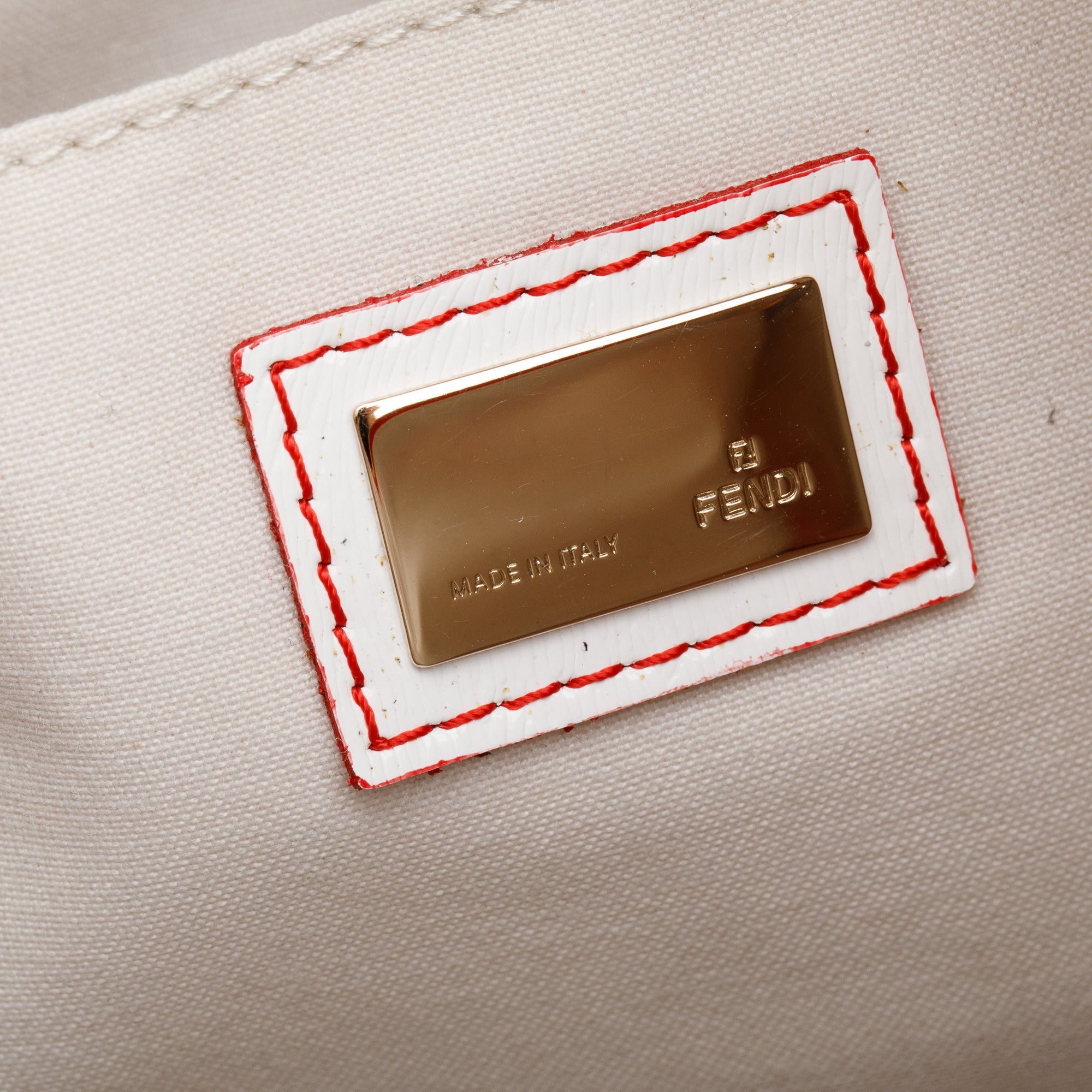 Fendi Pink Multicolor Ombre Canvas Forever Bauletto Boston Bag