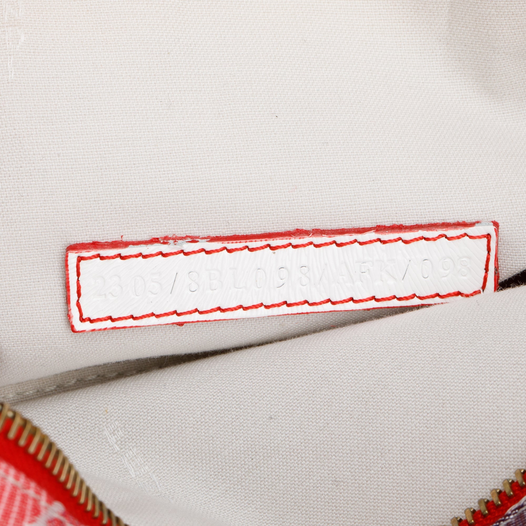 Fendi Pink Multicolor Ombre Canvas Forever Bauletto Boston Bag