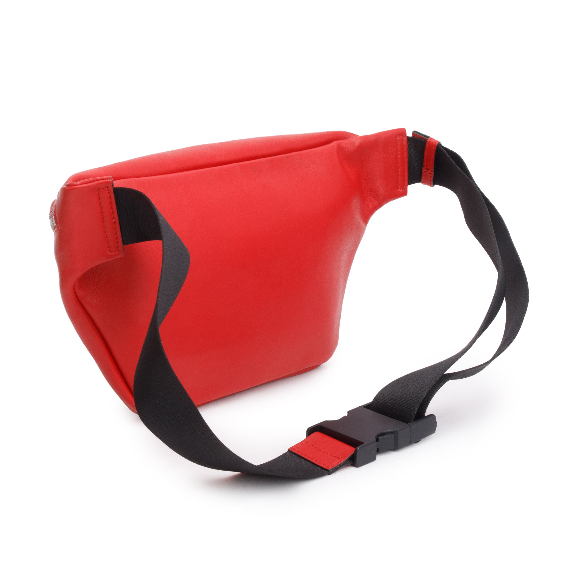 Fendi Red Calfskin Leather Devil Eyes Belt Bag