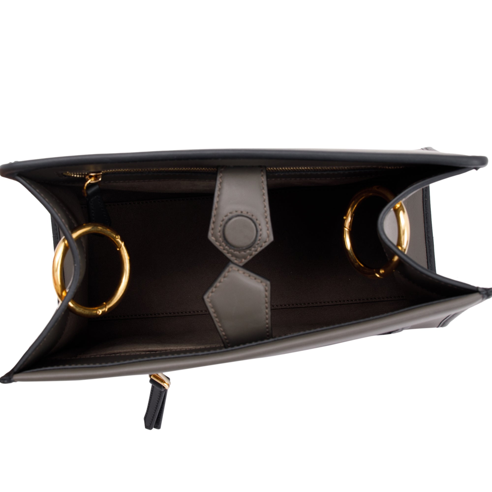 Fendi Small Runaway Leather Tote w/ Strap