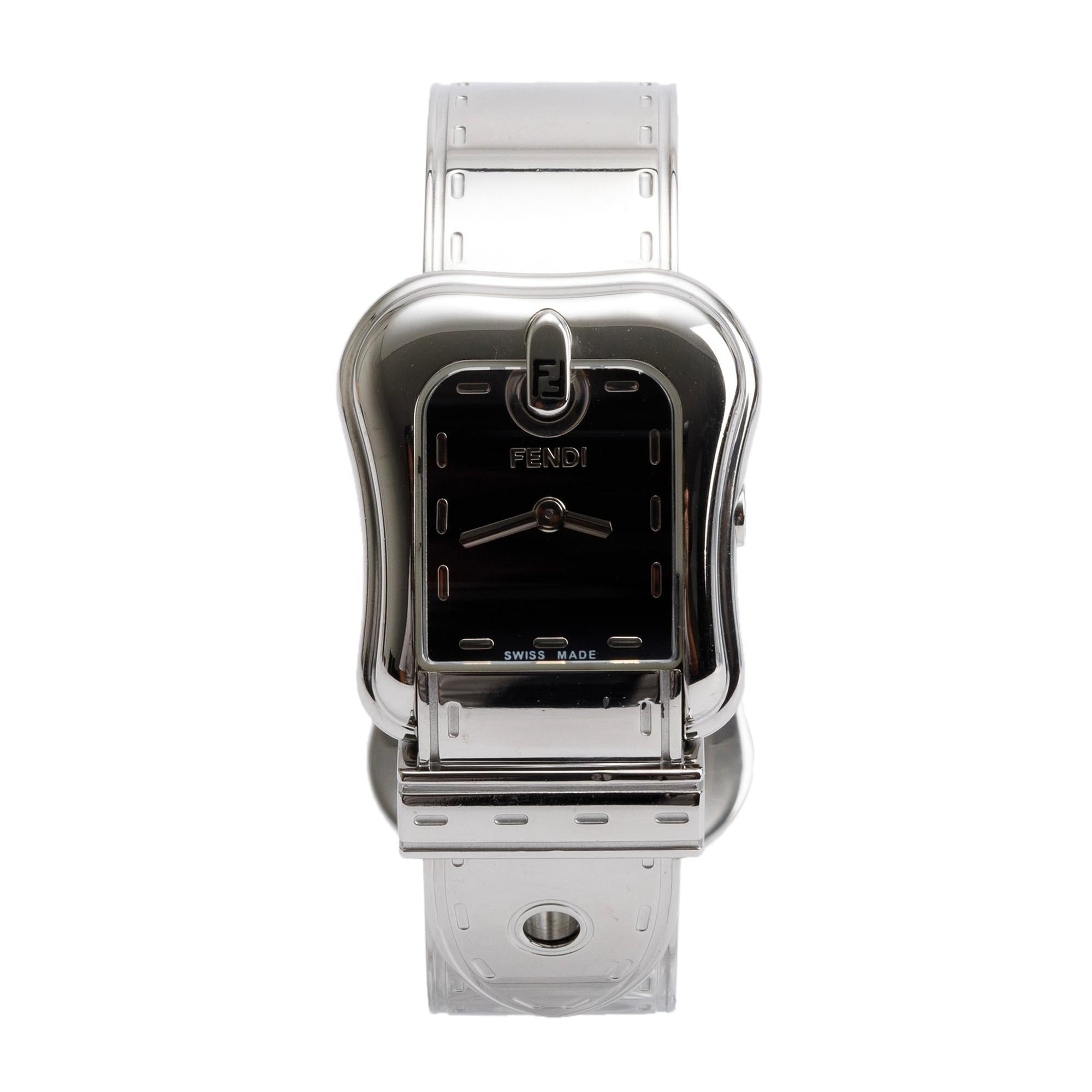 Fendi Stainless Steel 3800L B.Fendi Buckle Watch
