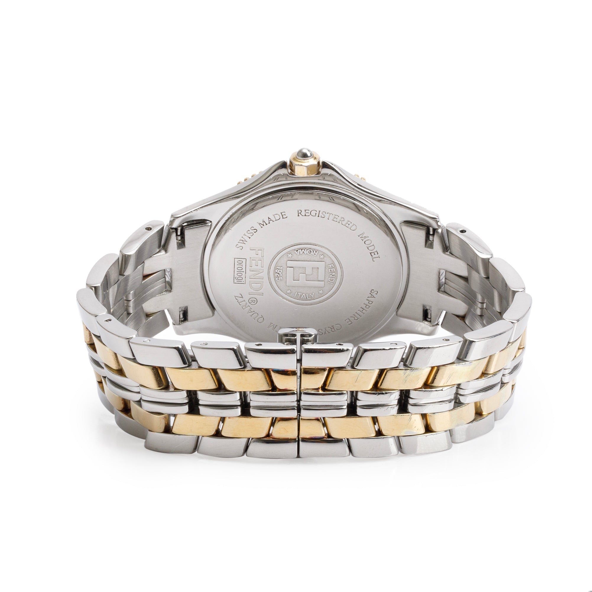 Fendi Stainless Steel & Gold-Plated 2500G 35.5 MM Watch