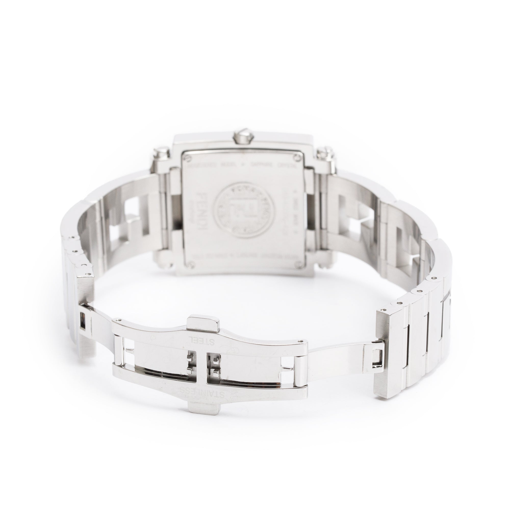 Fendi Stainless Steel Quadro Watch
