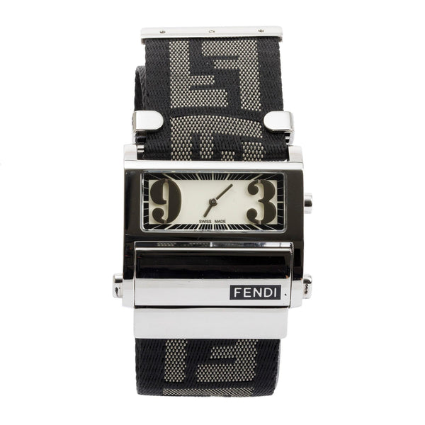 Fendi Stainless Steel Zip Code Watch – OLIVER'S