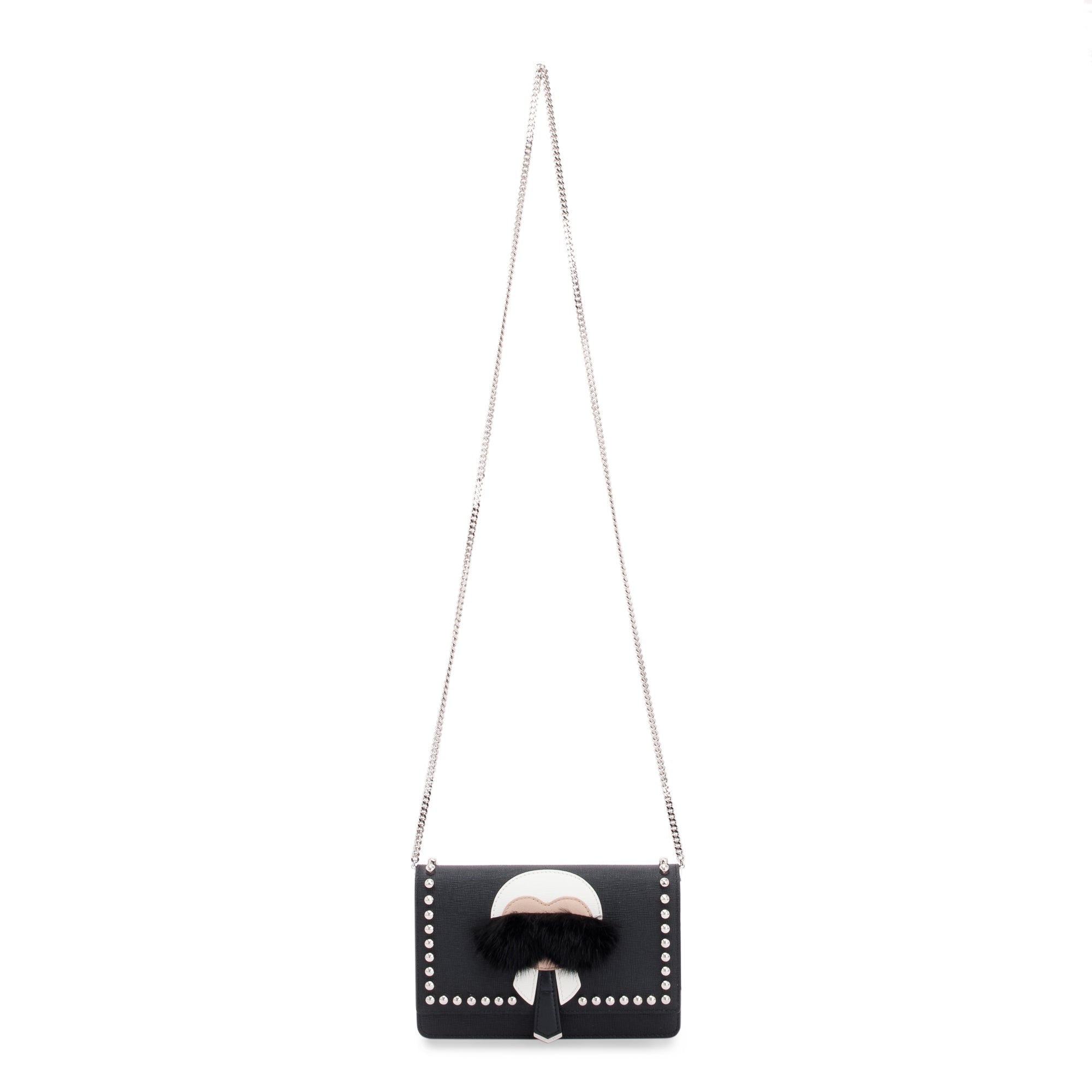 Fendi Studded Karlito Wallet on Chain
