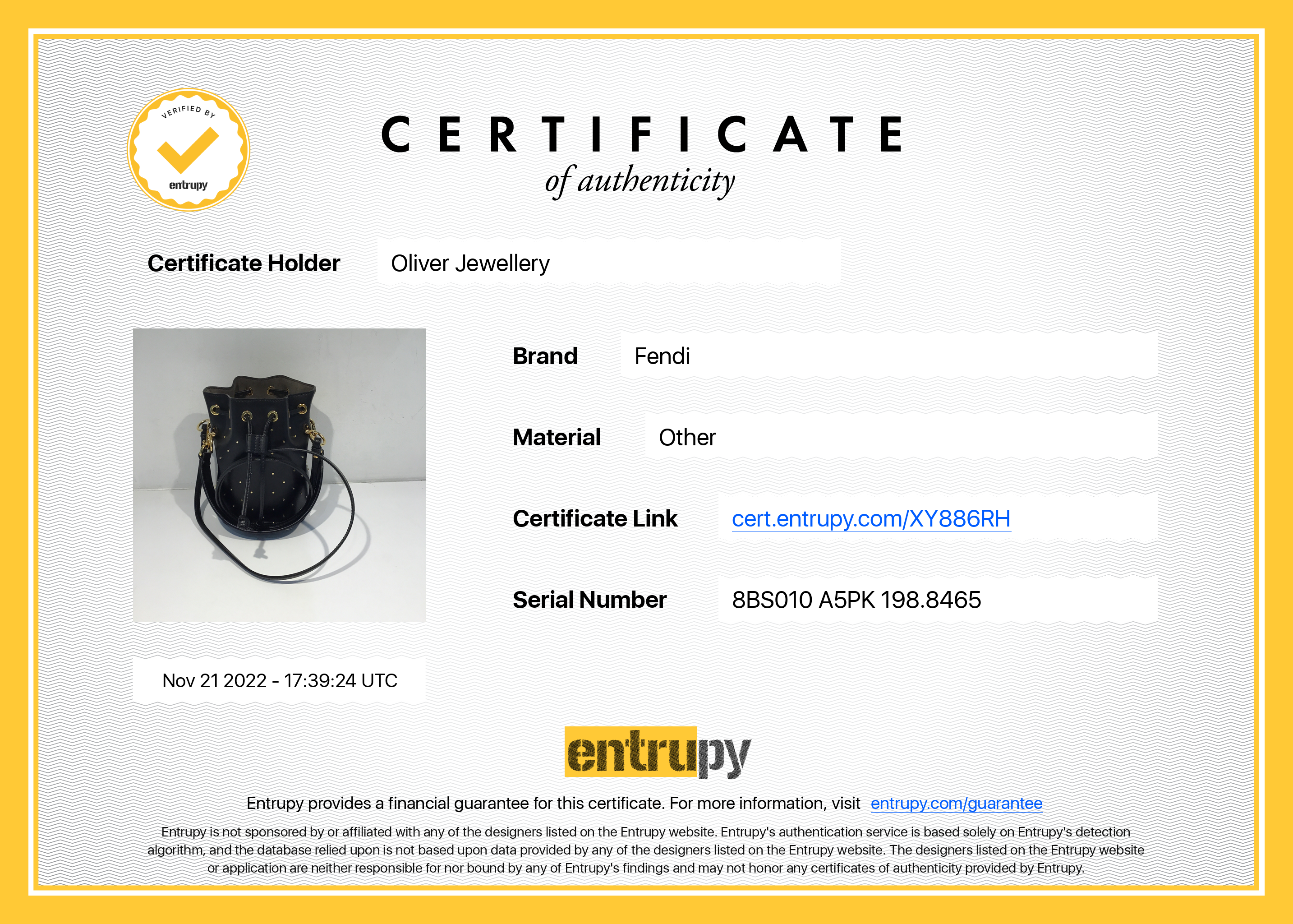 Fendi Studded Mini Mon Tresor Bucket Bag