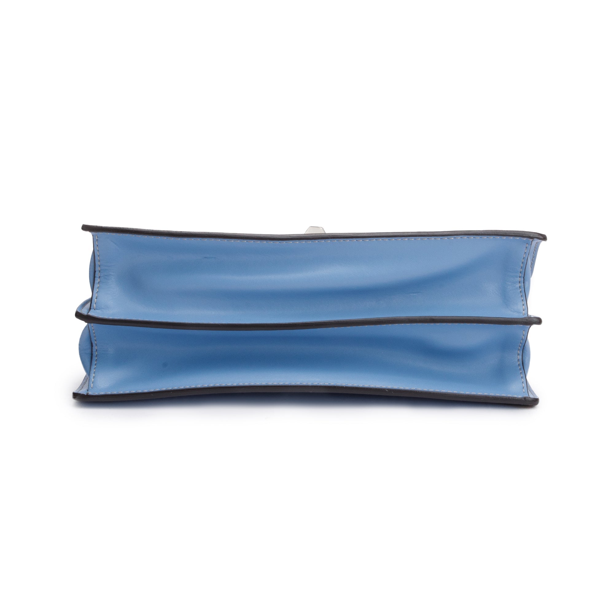 Fendi x Fila White Multicolor Calfskin Leather Logo Mania Kan I Shoulder Bag w/ Strap