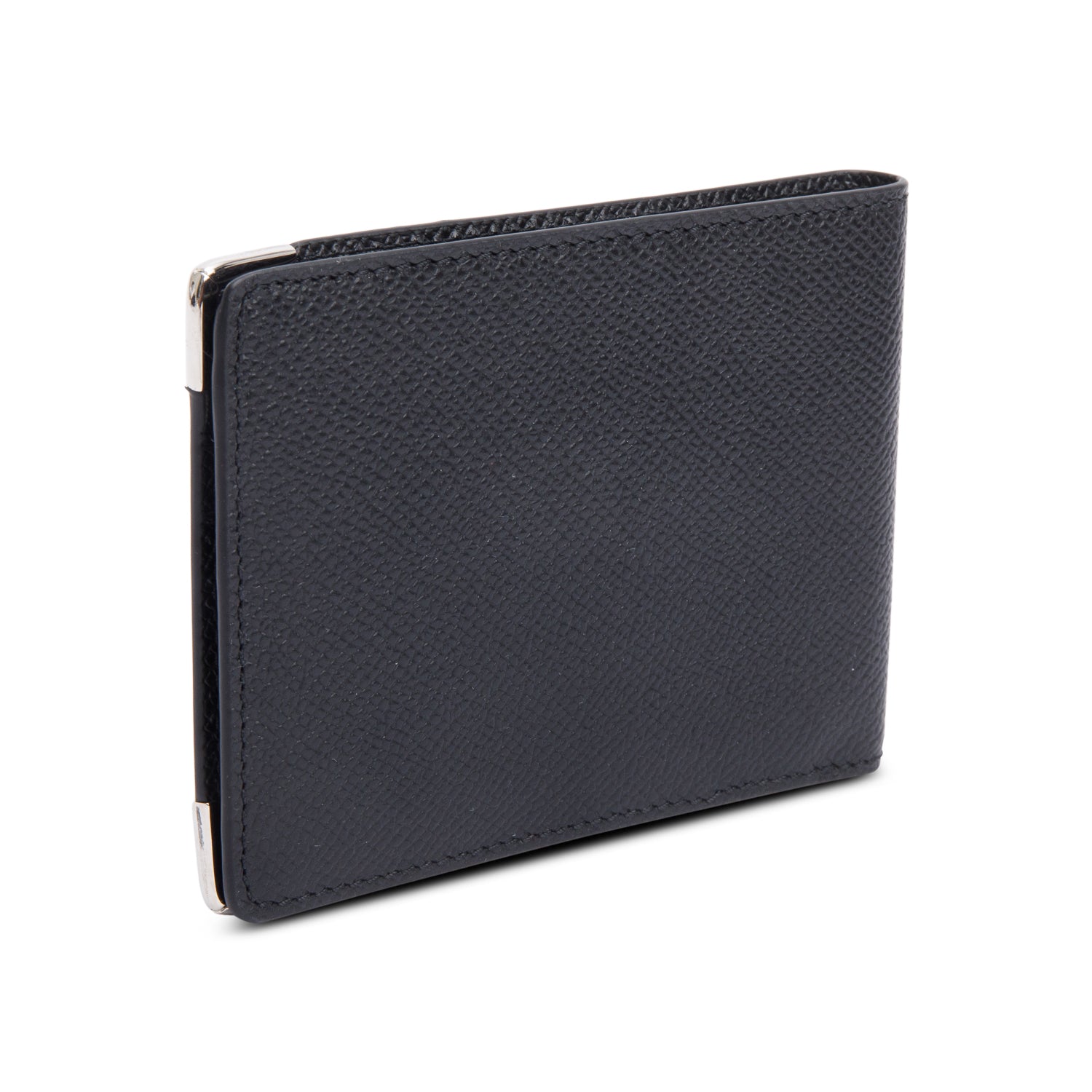 Ferragamo Black Leather Bifold Wallet w/ Box