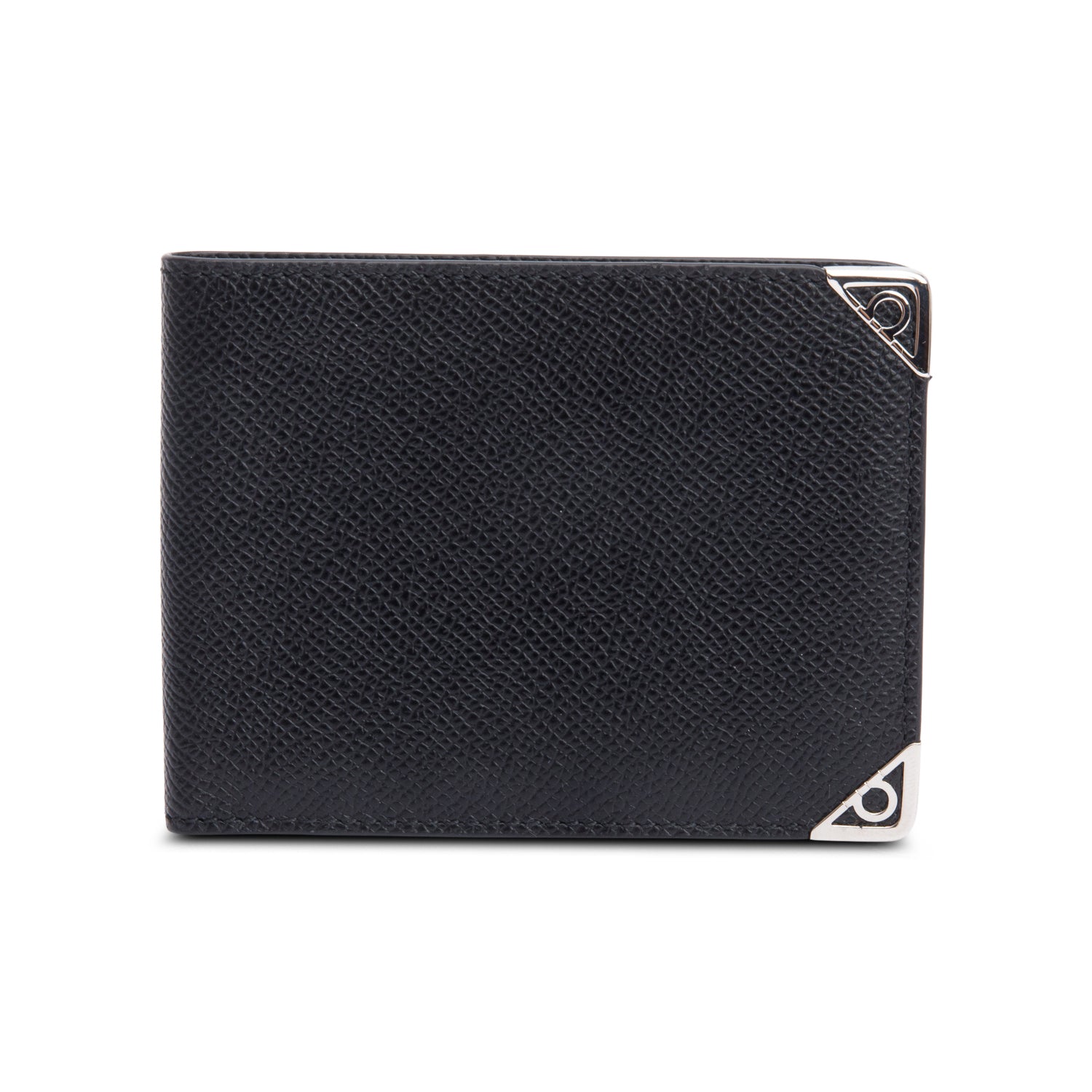Ferragamo Black Leather Bifold Wallet w/ Box