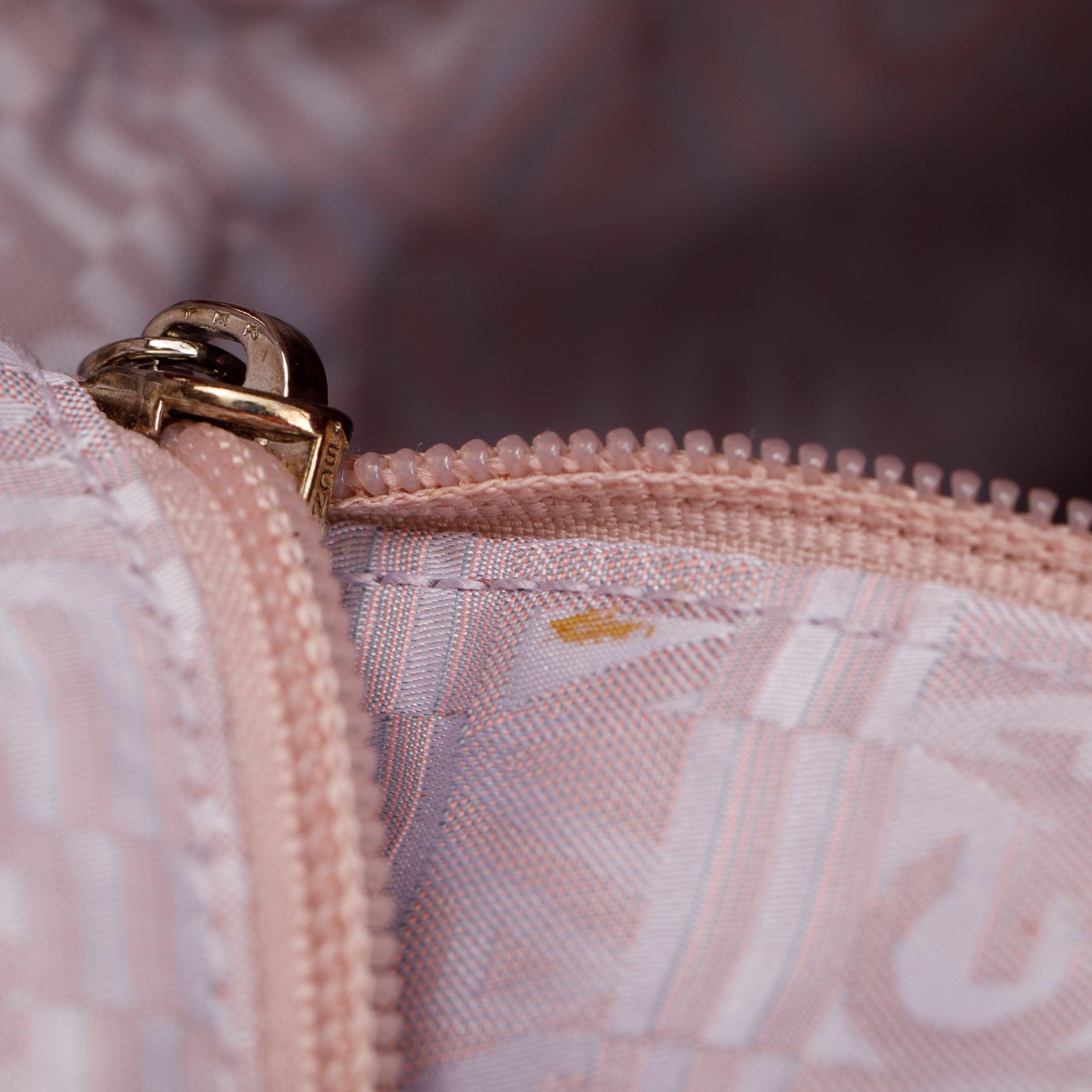 Ferragamo Pink Patent Leather Gancini Studded Tote