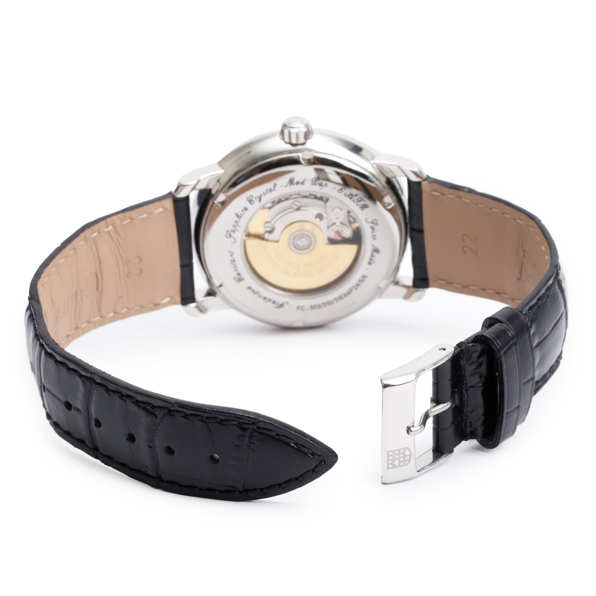 Frederique Constant Stainless Steel Classics Index 40 MM Automatic Watch w/ Box & Papers