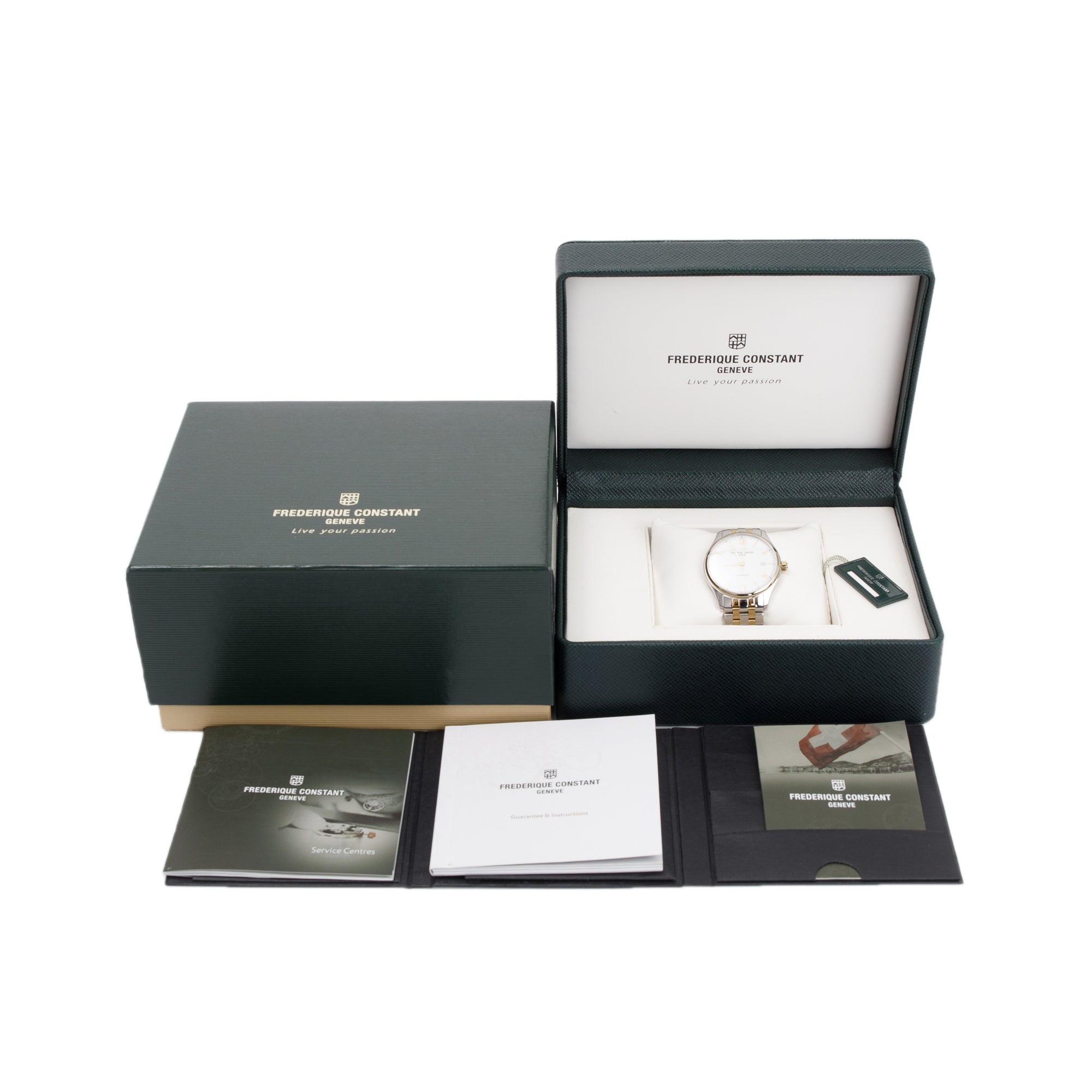 Frederique Constant Stainless Steel & Gold Plated 40MM Automatic Classic Watch w/ Box