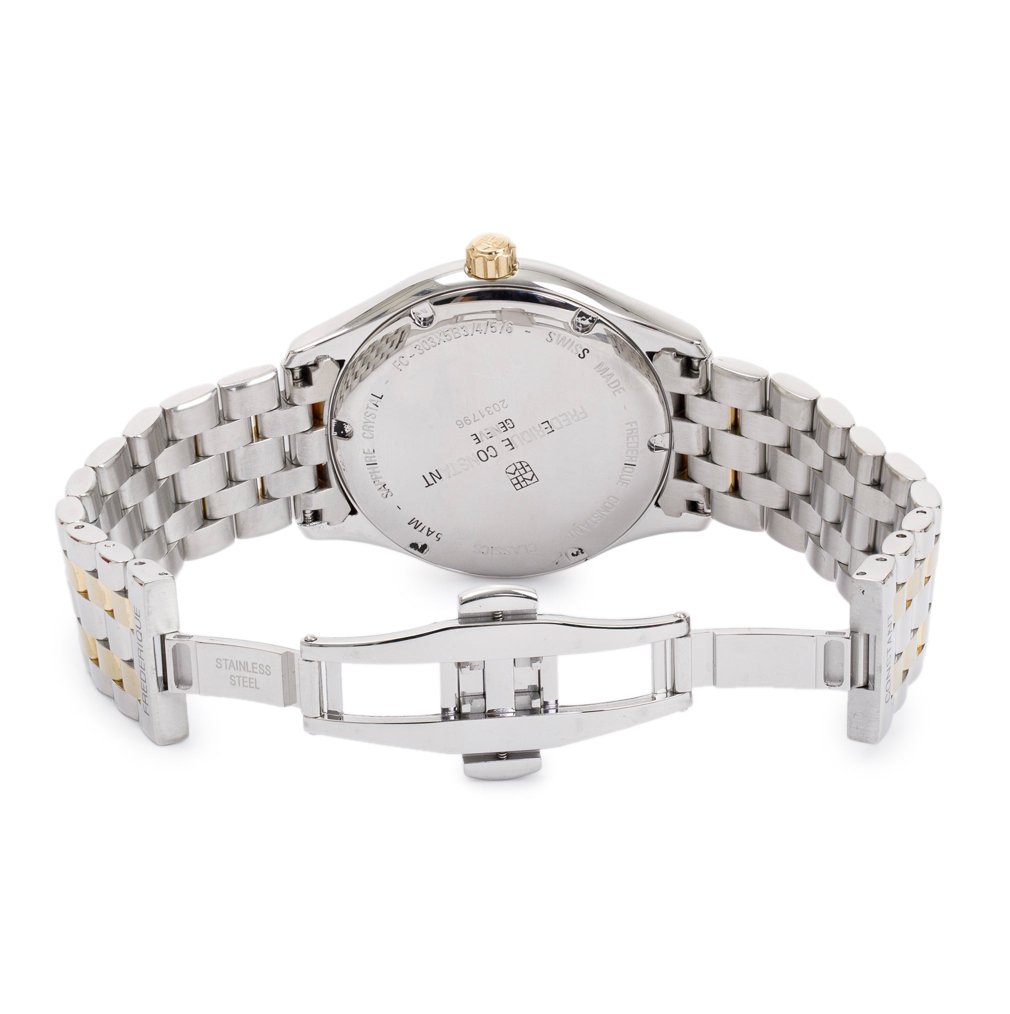 Frederique Constant Stainless Steel & Gold Plated 40MM Automatic Classic Watch w/ Box