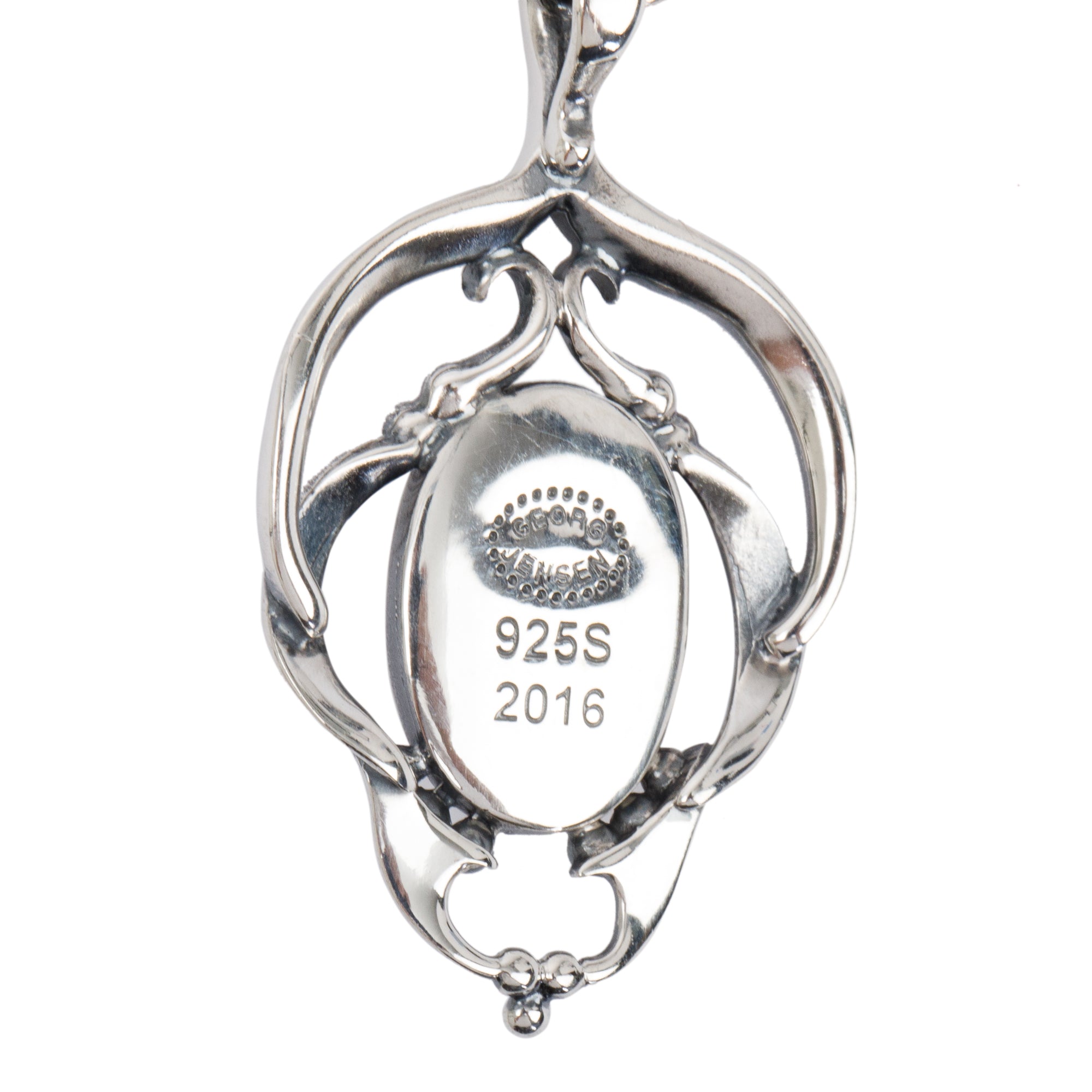 Georg Jensen Sterling Silver 2016 Heritage Pendant Necklace w/ Box