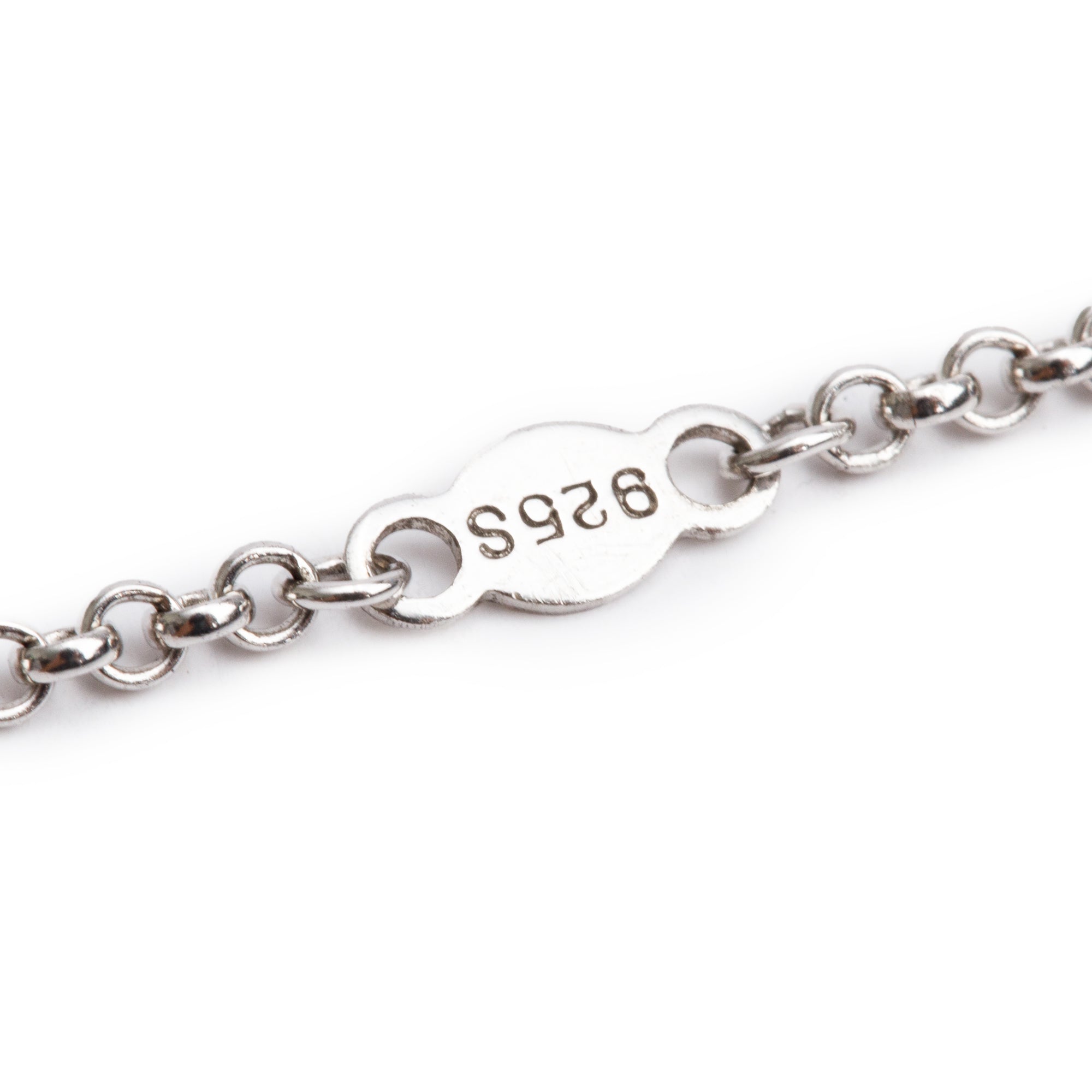 Georg Jensen Sterling Silver Daisy Enamel Sautoir Necklace w/ Box