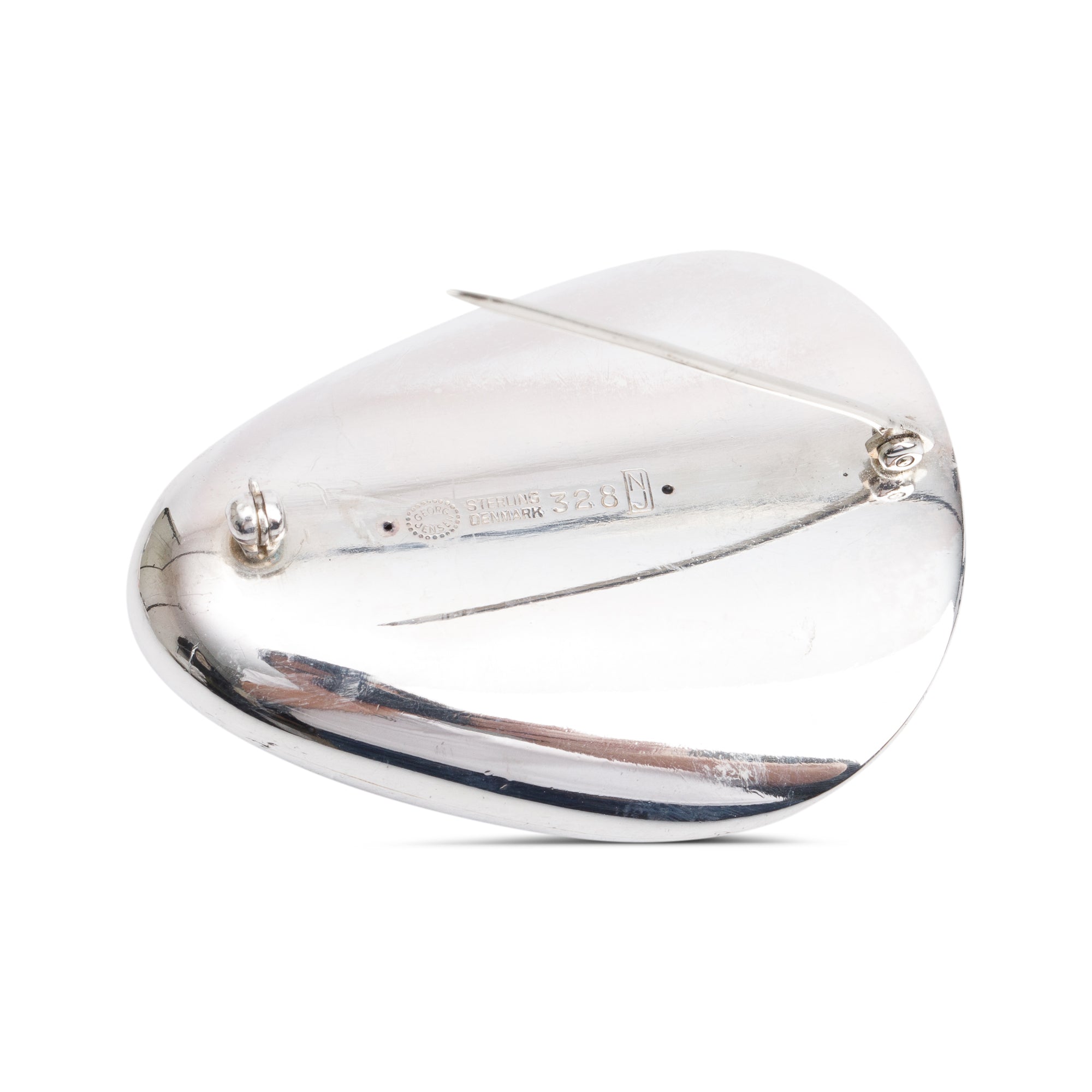 Georg Jensen Vintage Sterling Silver Nana Ditzel No.328 Brooch