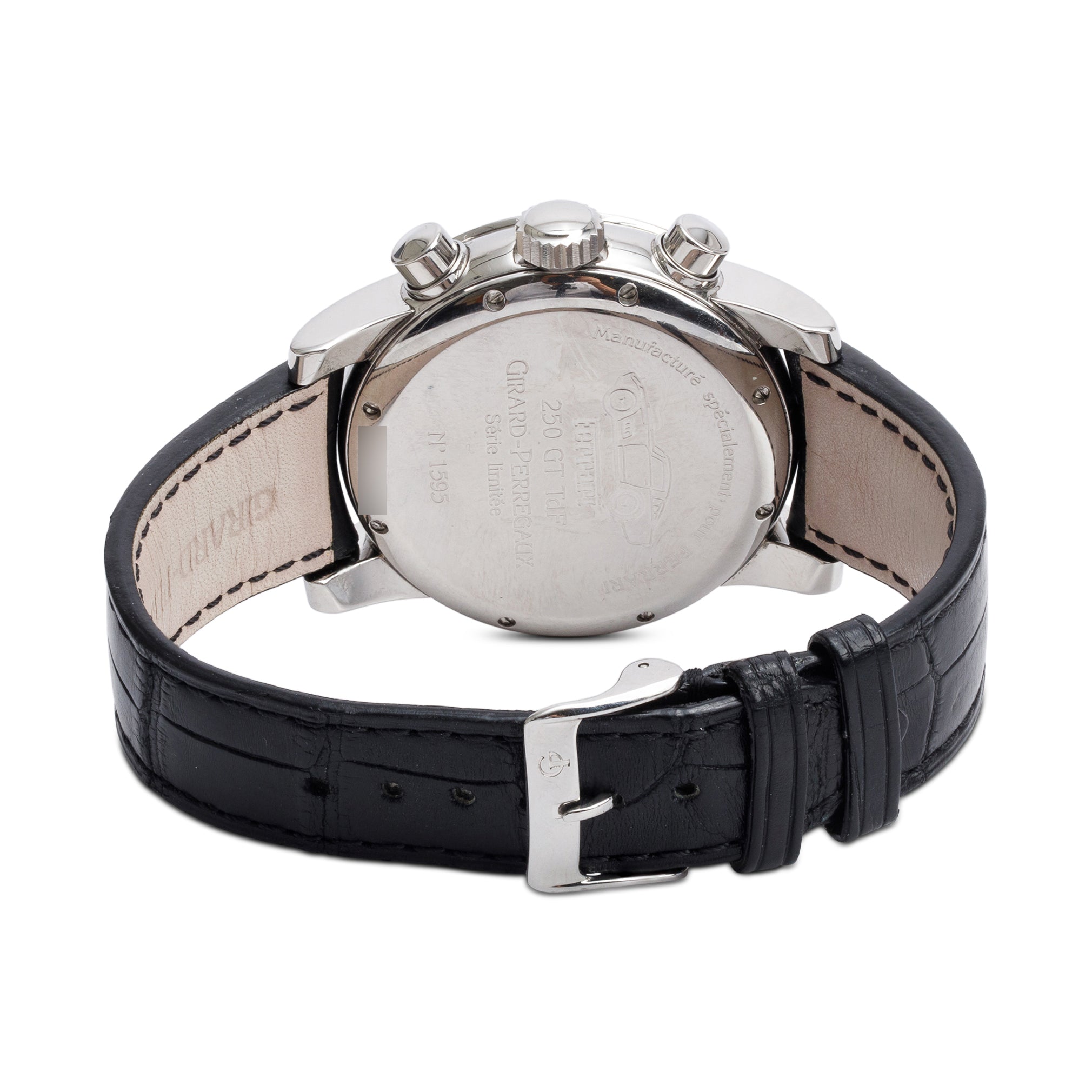 Girard Perregaux Limited Edition Stainless Steel Ferrari 40 MM Chronograph Automatic Watch 8090