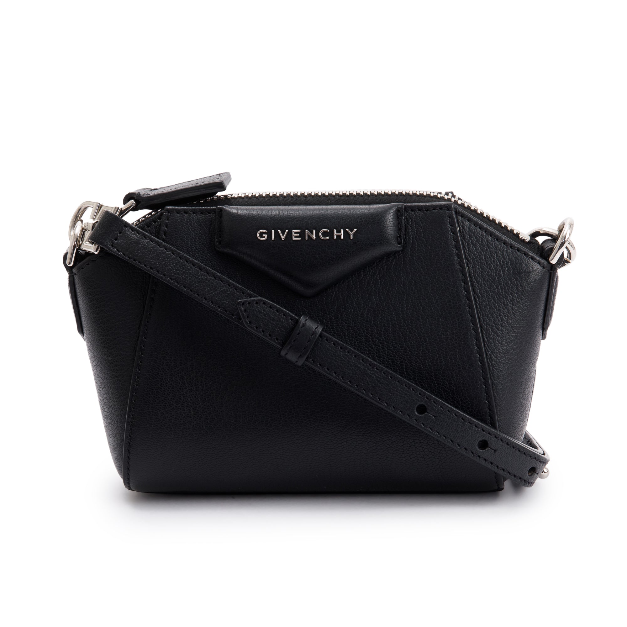 Givenchy 2020 Black Nano Antigona Crossbody Bag
