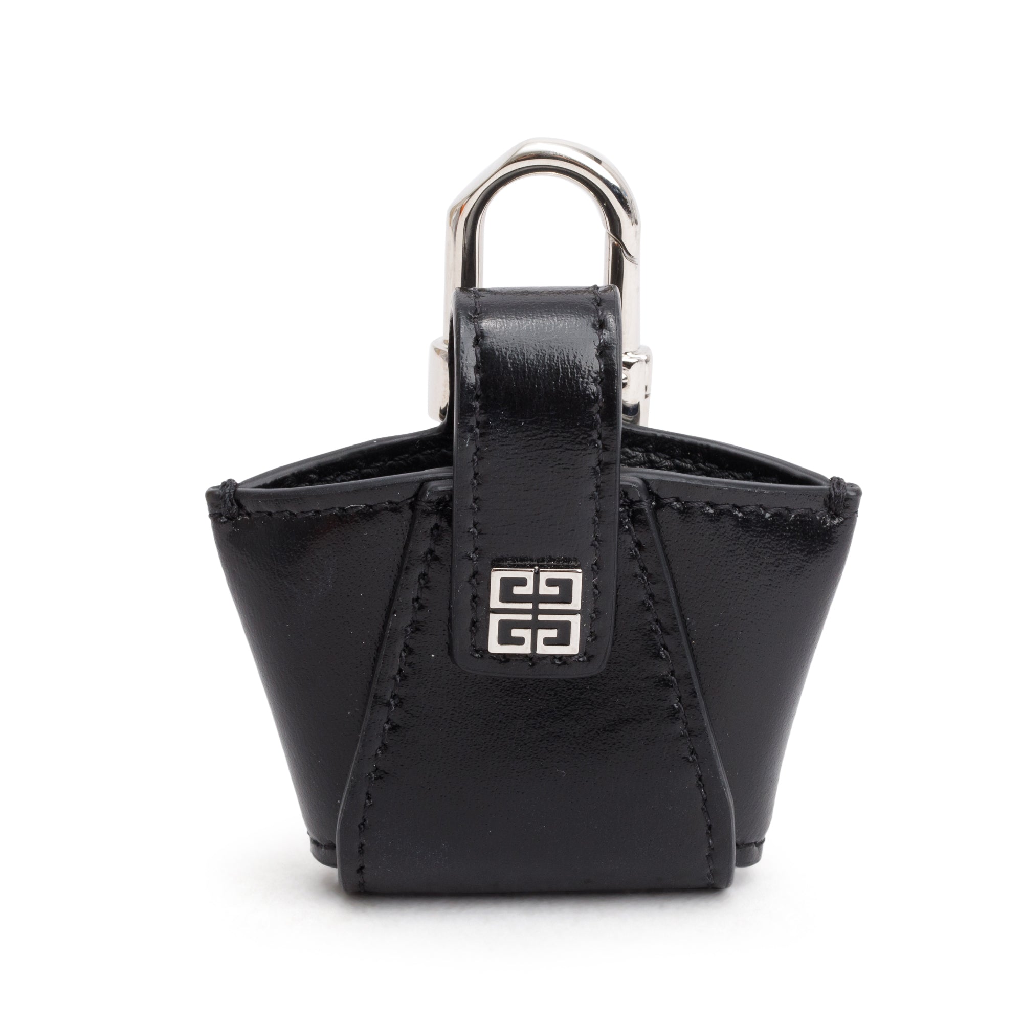 Givenchy Black Box Leather Airpod Case w/ Box