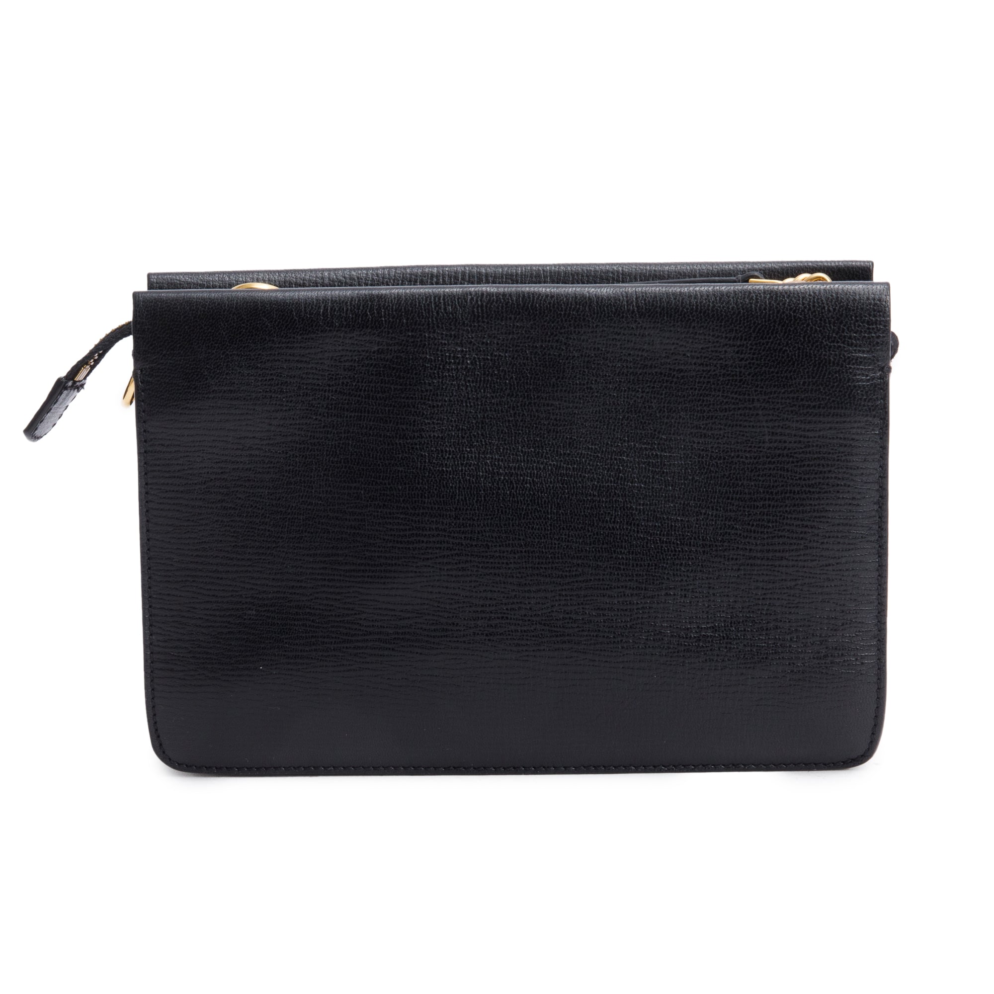 Givenchy Black Calf Leather Cross3 Crossbody Bag