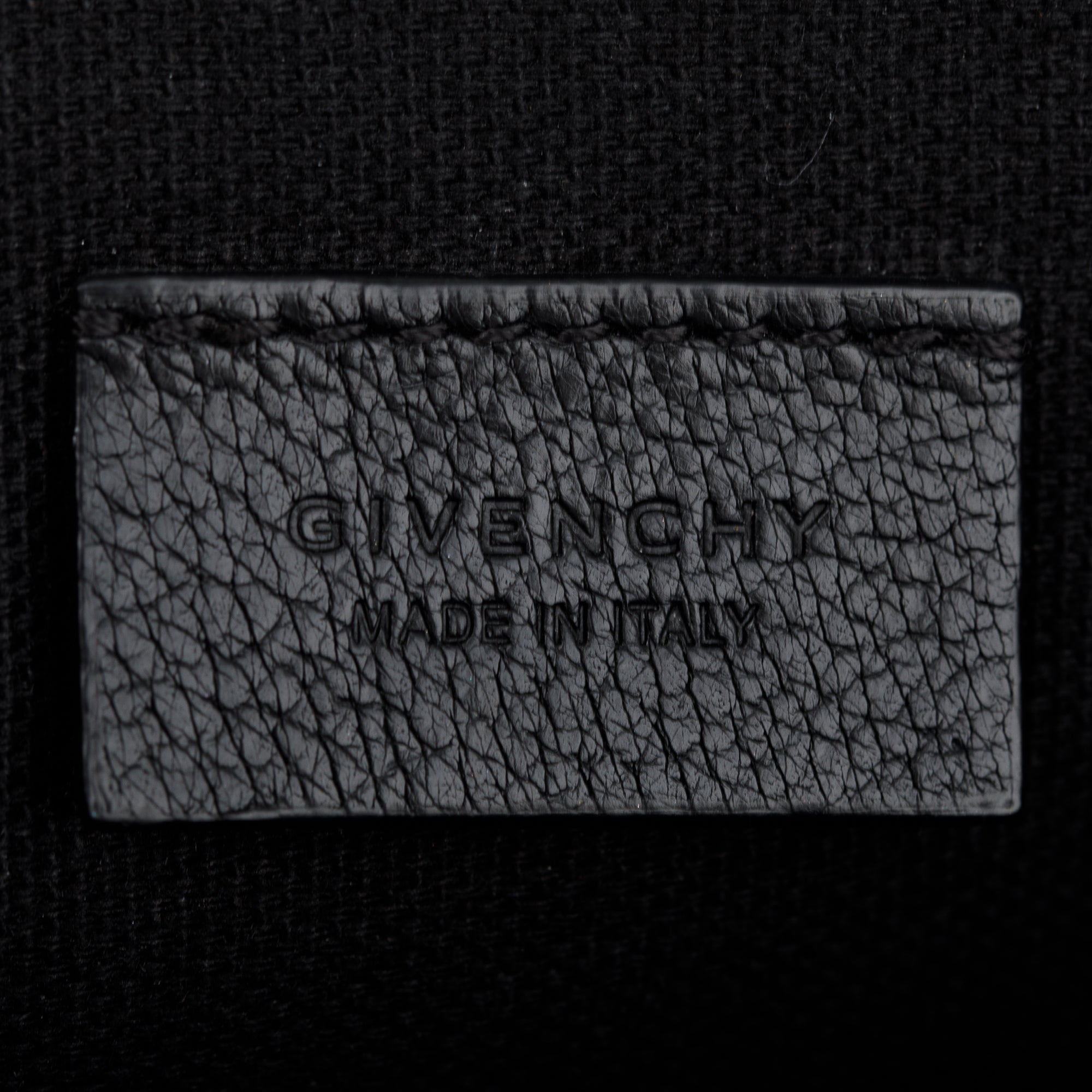 Givenchy Black Calfskin Leather Medium Antigona Zip Pouch