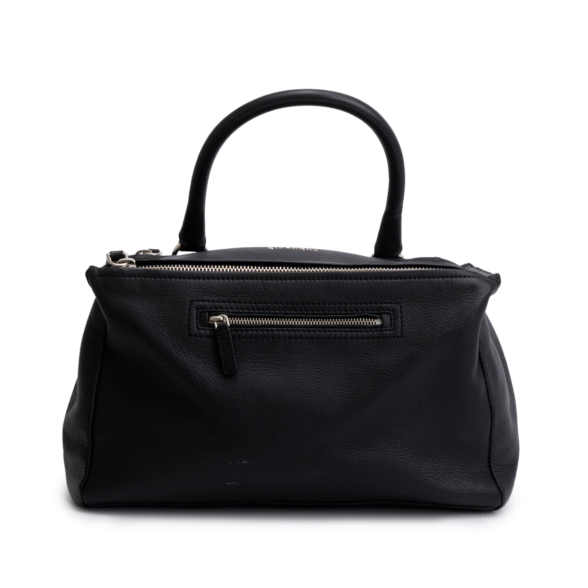 Givenchy Black Calfskin Leather Medium Pandora Leather Satchel