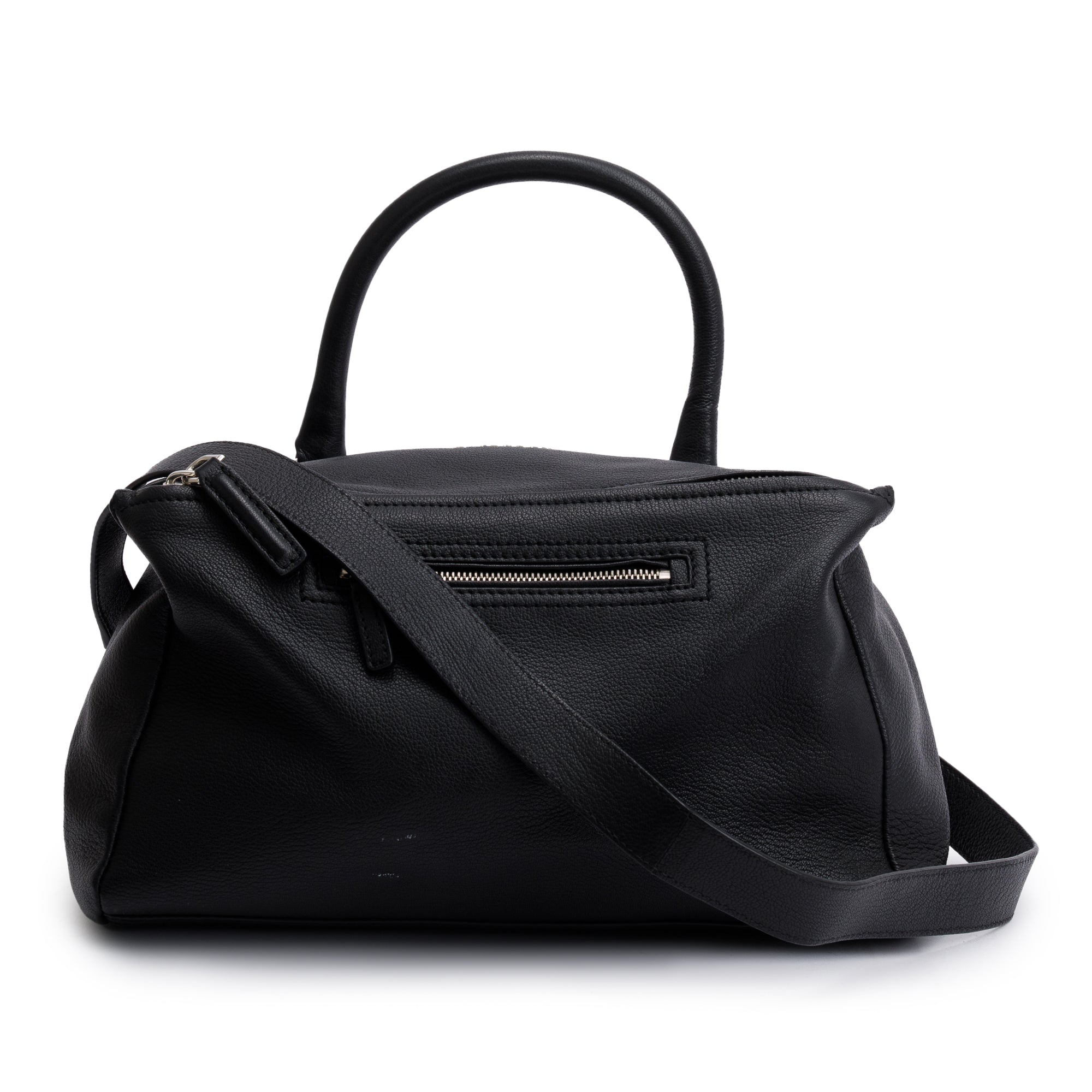 Givenchy Black Calfskin Leather Medium Pandora Leather Satchel