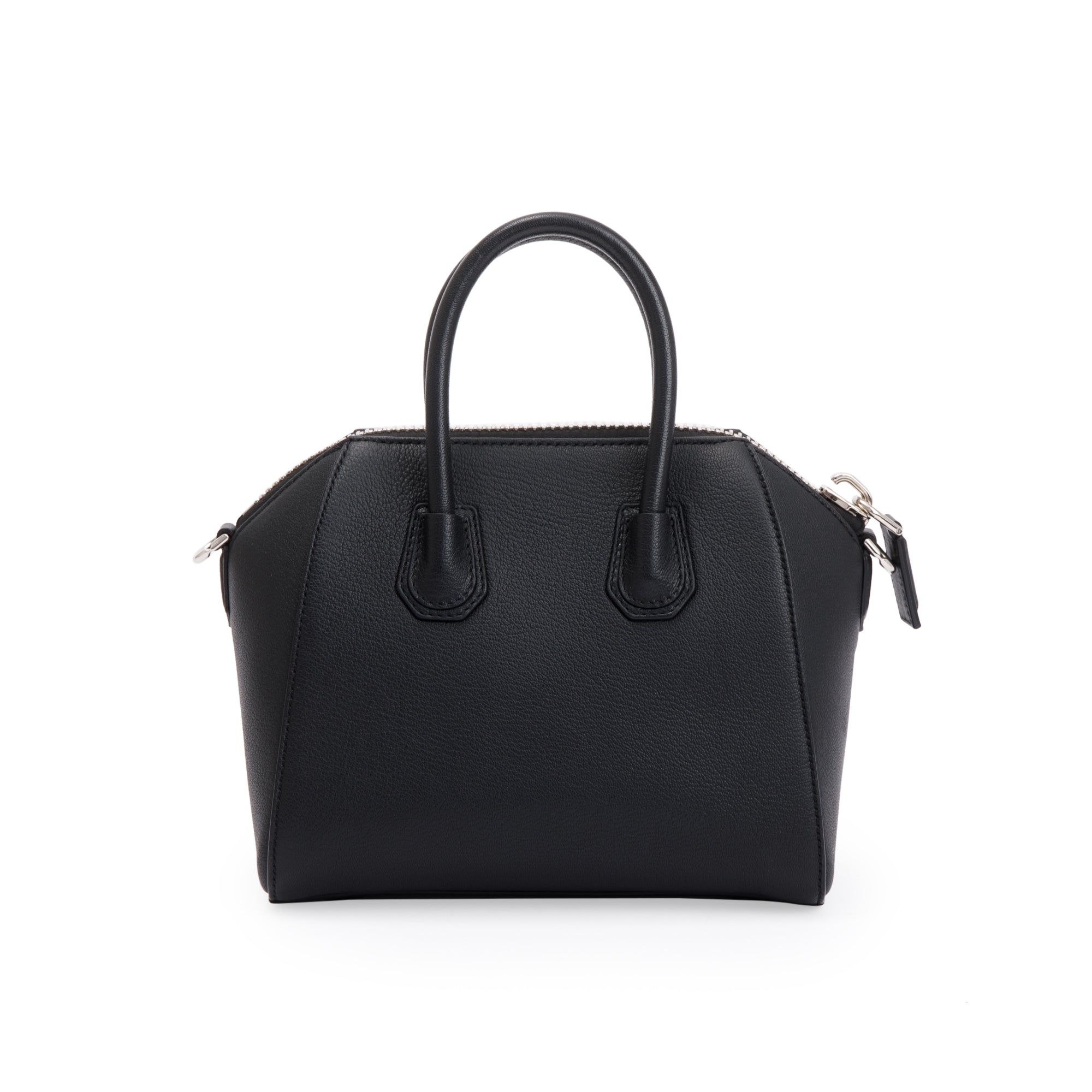 Givenchy Black Calfskin Leather Mini Antigona Bag w/ Strap