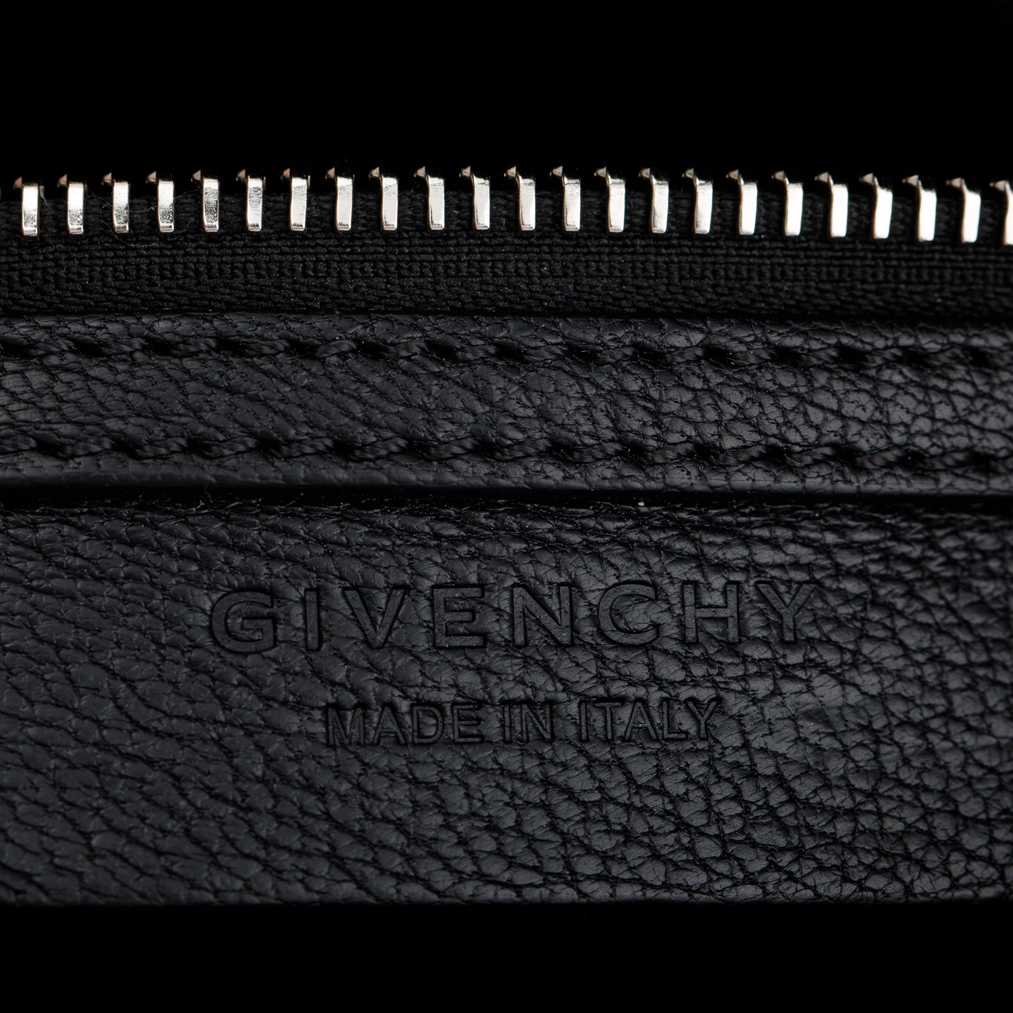 Givenchy Black Calfskin Leather Mini Antigona Bag w/ Strap