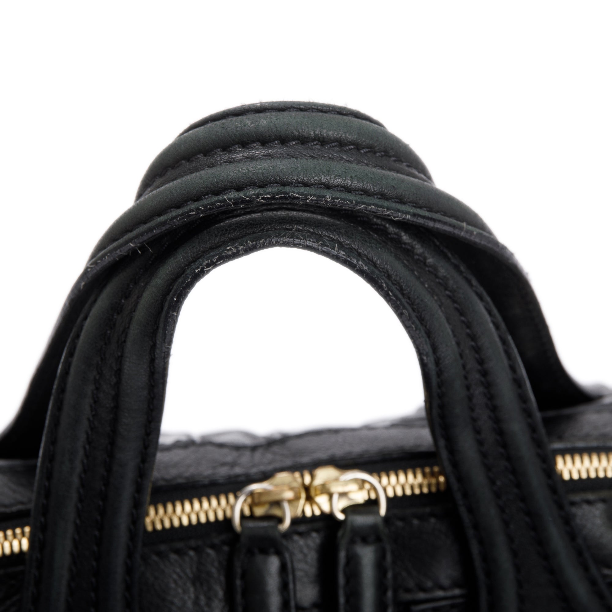 Givenchy Black Calfskin Leather Nightingale Tote w/ Strap