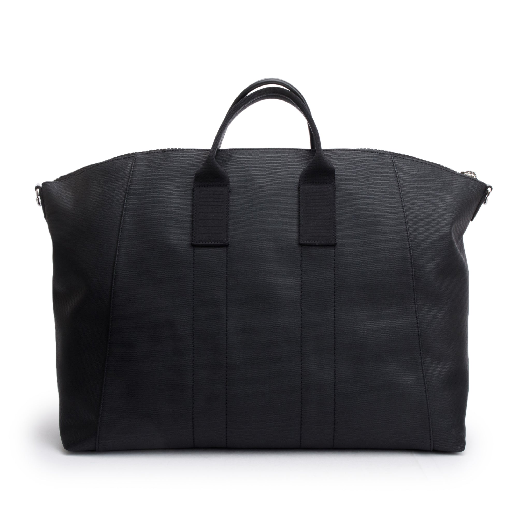 Givenchy Black Coated Canvas Antigona Sport Large Duffle Bag w/ Strap