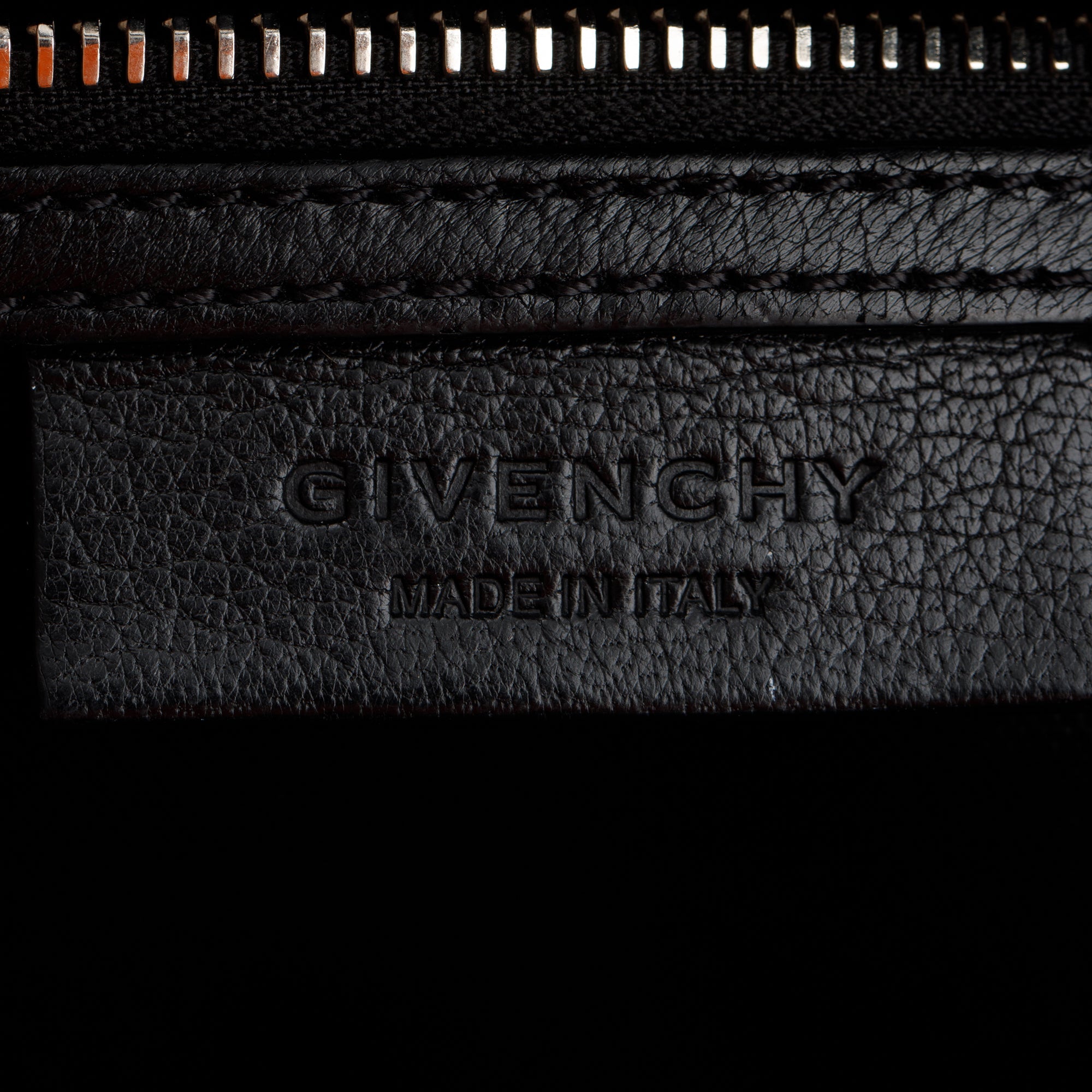 Givenchy Black Grained Calfskin Small Antigona Bag