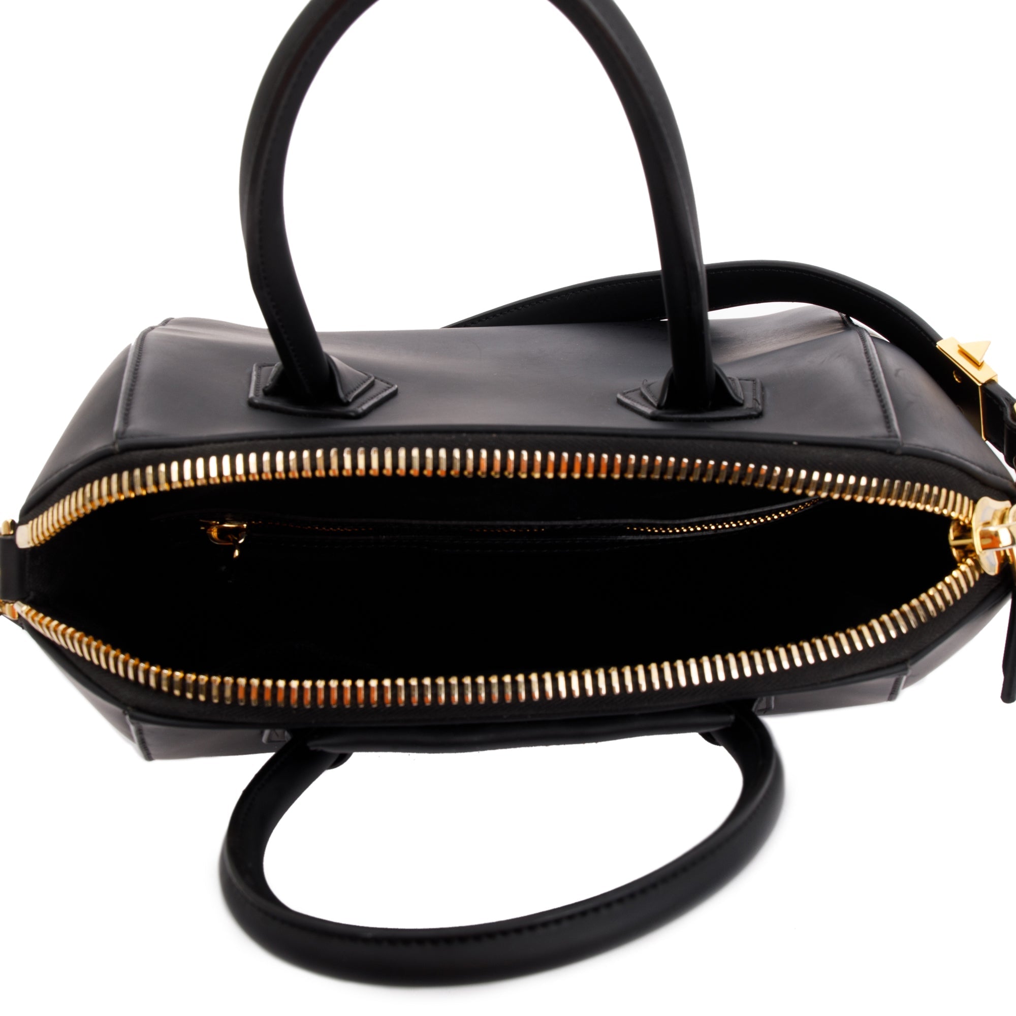 Givenchy Black Matte Calfskin Small Antigona Bag