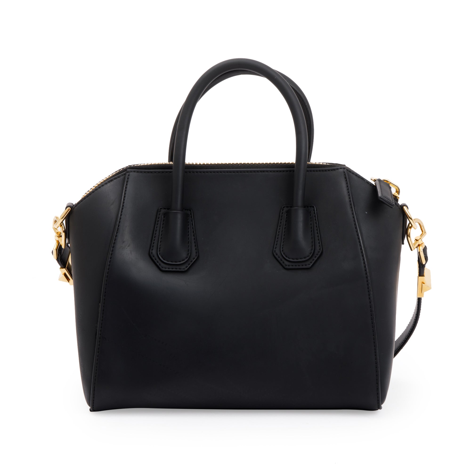 Givenchy Black Matte Calfskin Small Antigona Bag