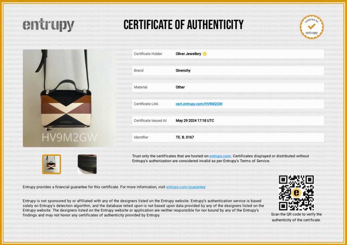 Givenchy Black Multicolor Cow Hair Calfskin Mini Pandora Box Crossbody Bag