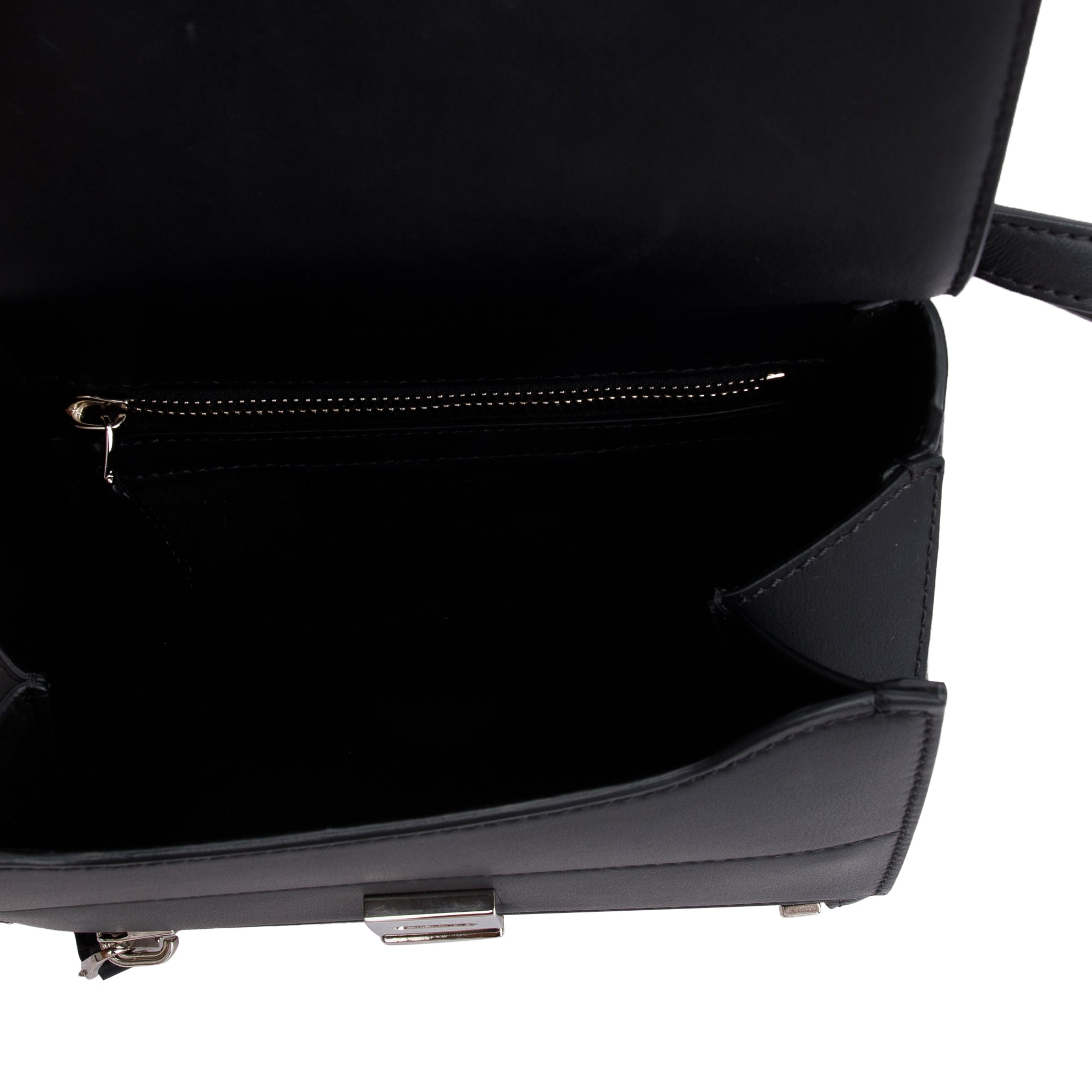 Givenchy Black Multicolor Cow Hair Calfskin Mini Pandora Box Crossbody Bag