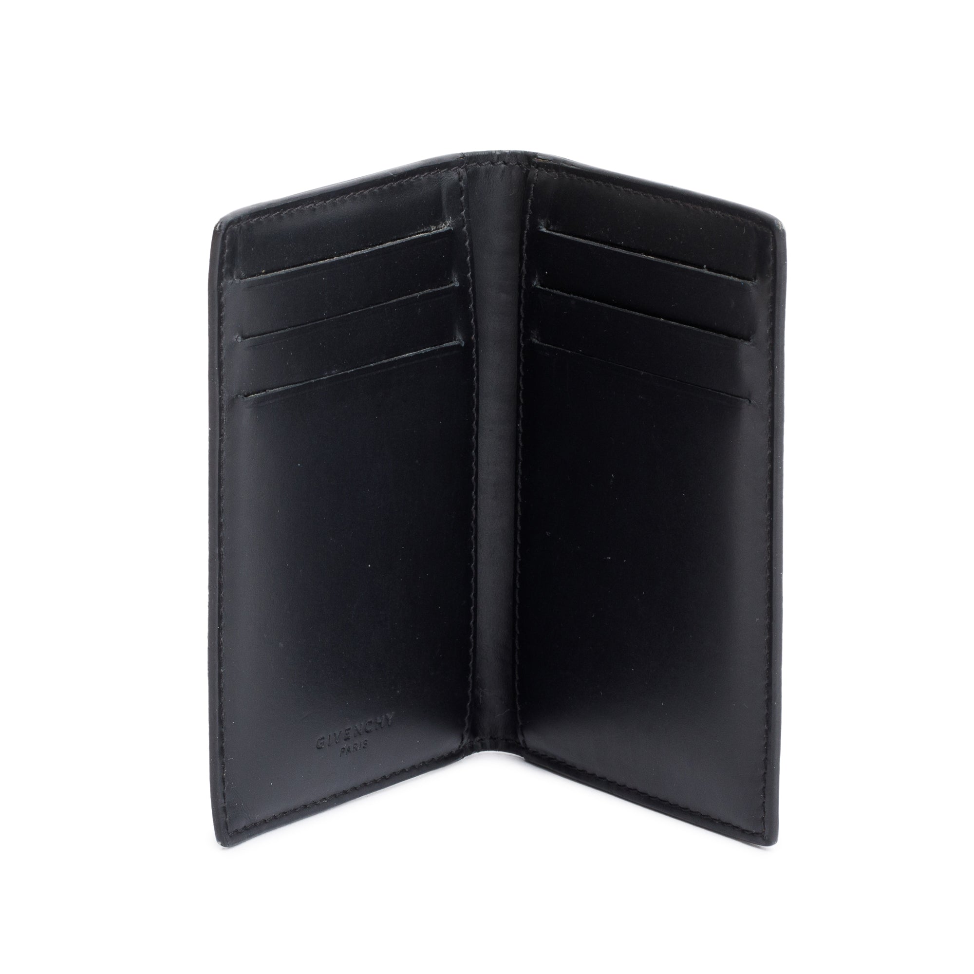 Givenchy Black Multicolor Screaming Monkey Print Card Holder w/ Box