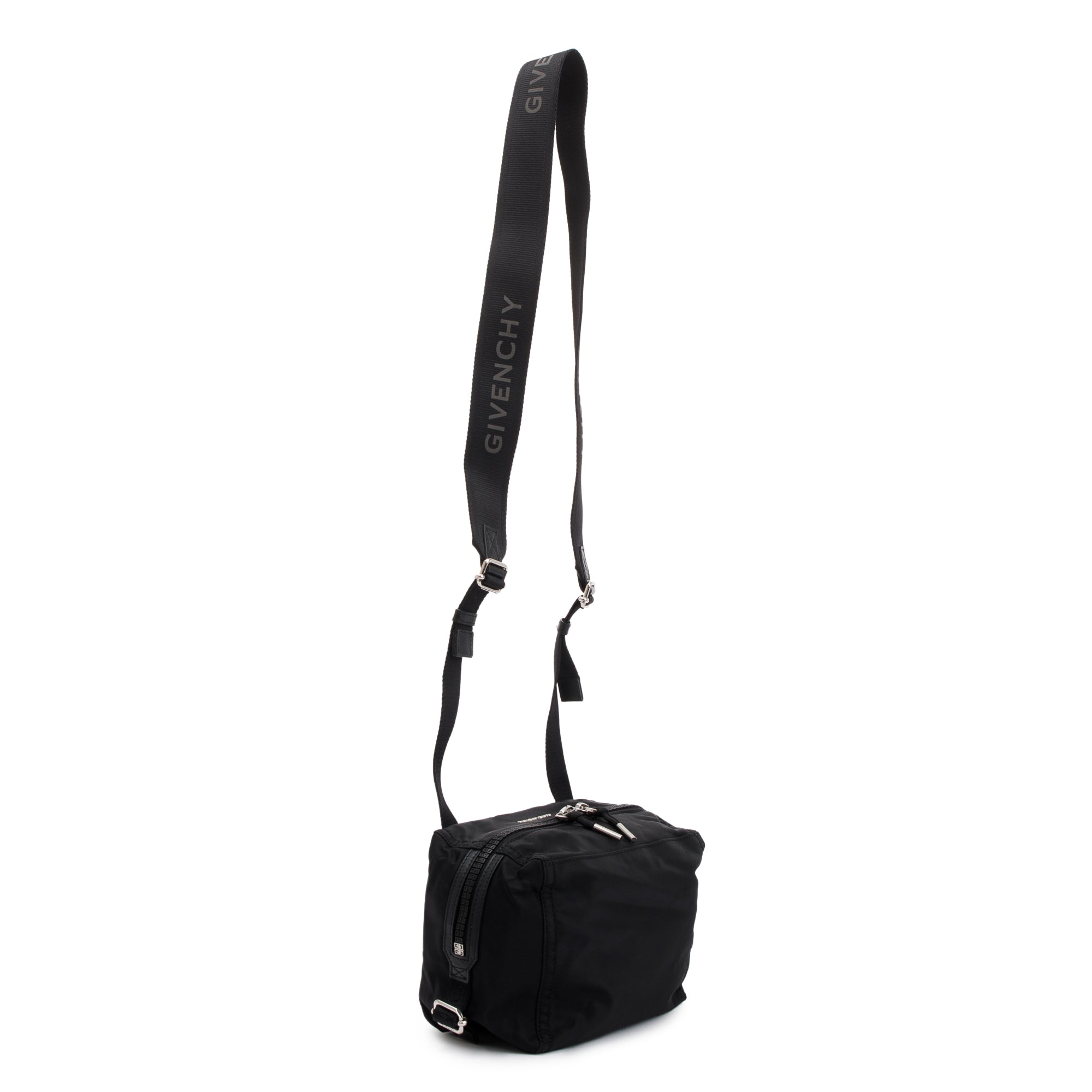 Givenchy Black Nylon Small Pandora Crossbody Bag
