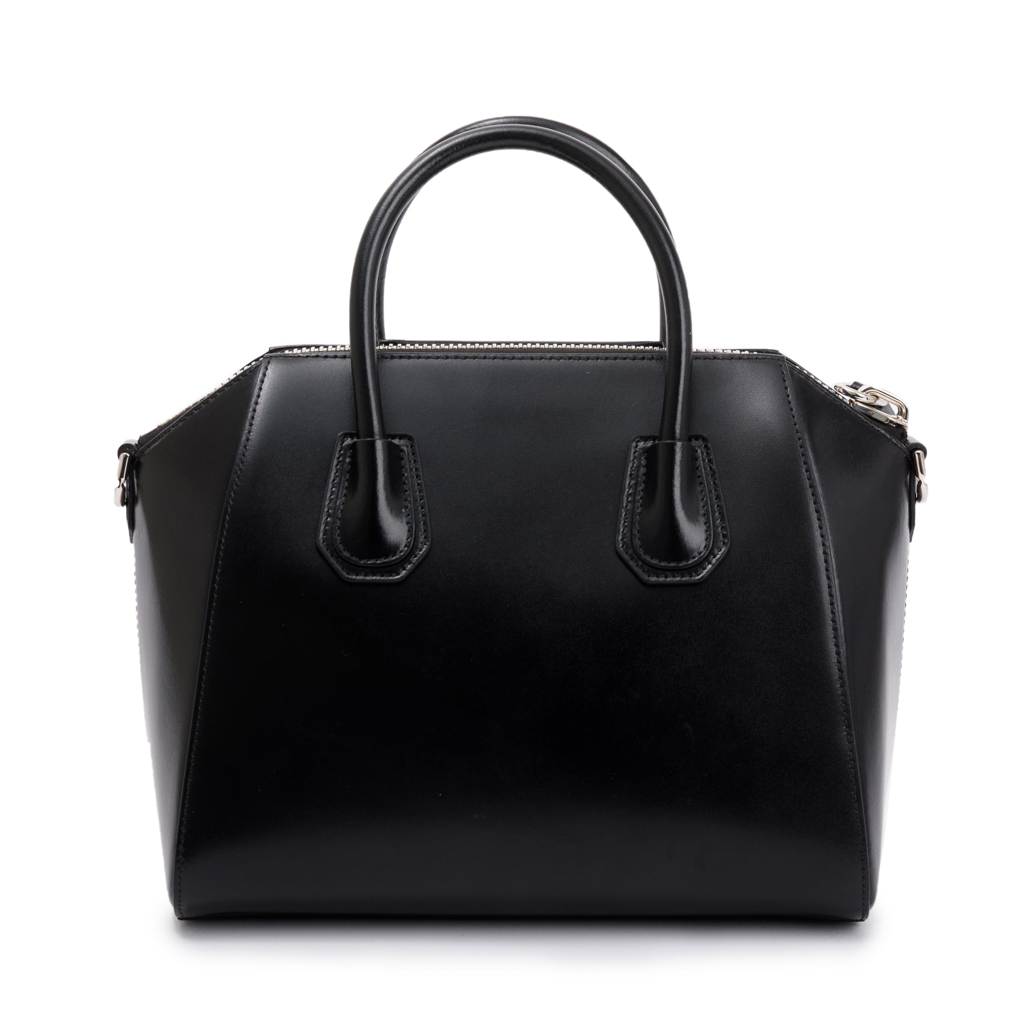 Givenchy Black Smooth Calfskin Leather Small Antigona Bag