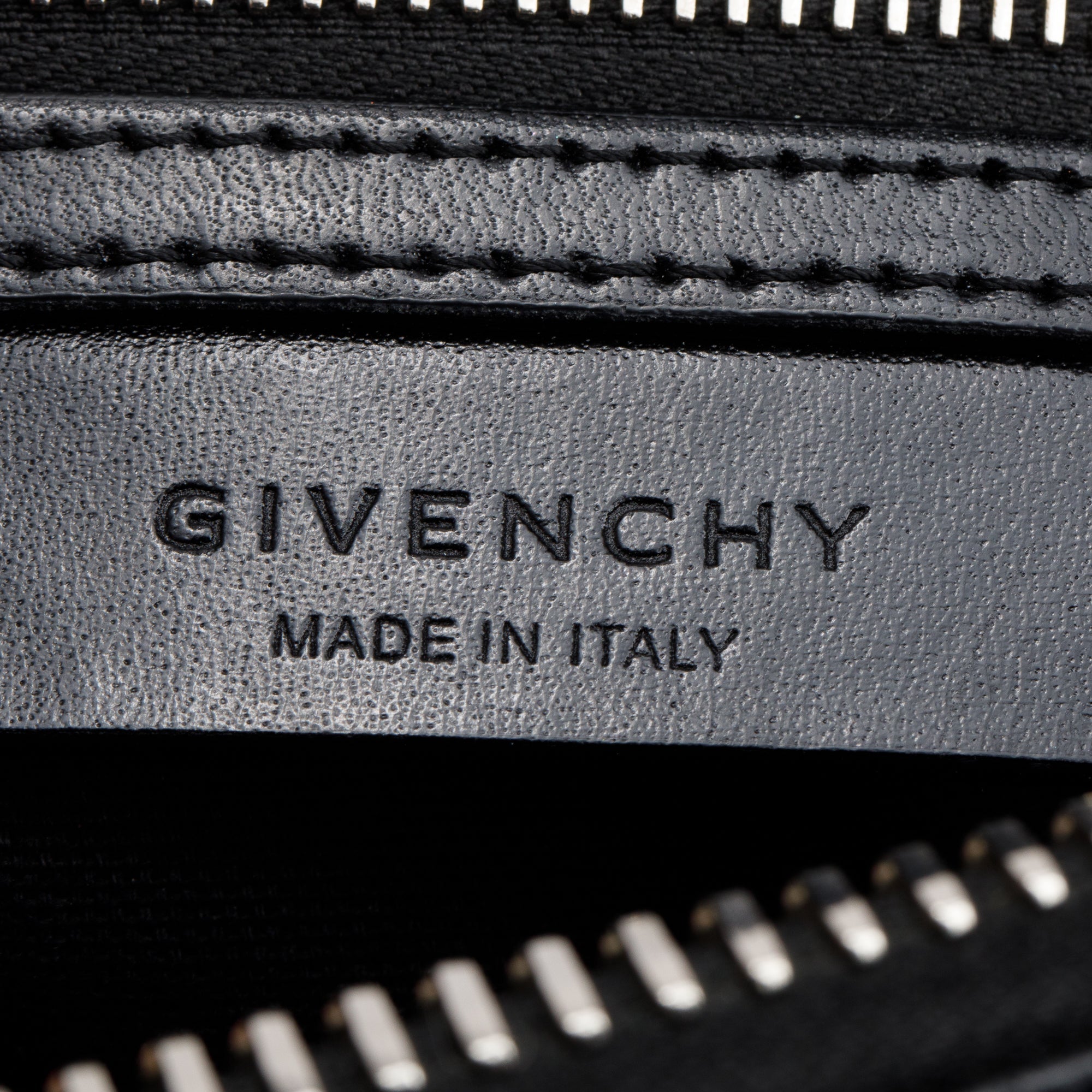 Givenchy Black Smooth Leather Medium Antigona Satchel