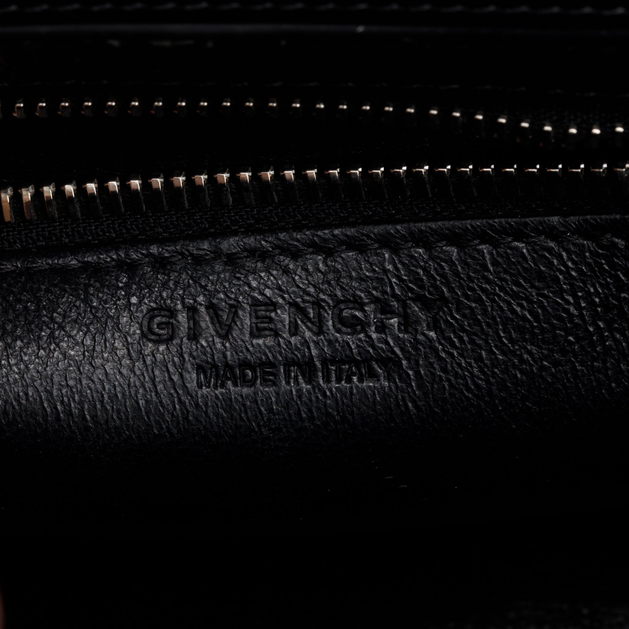 Givenchy Black Smooth Leather Small Horizon Top Handle bag