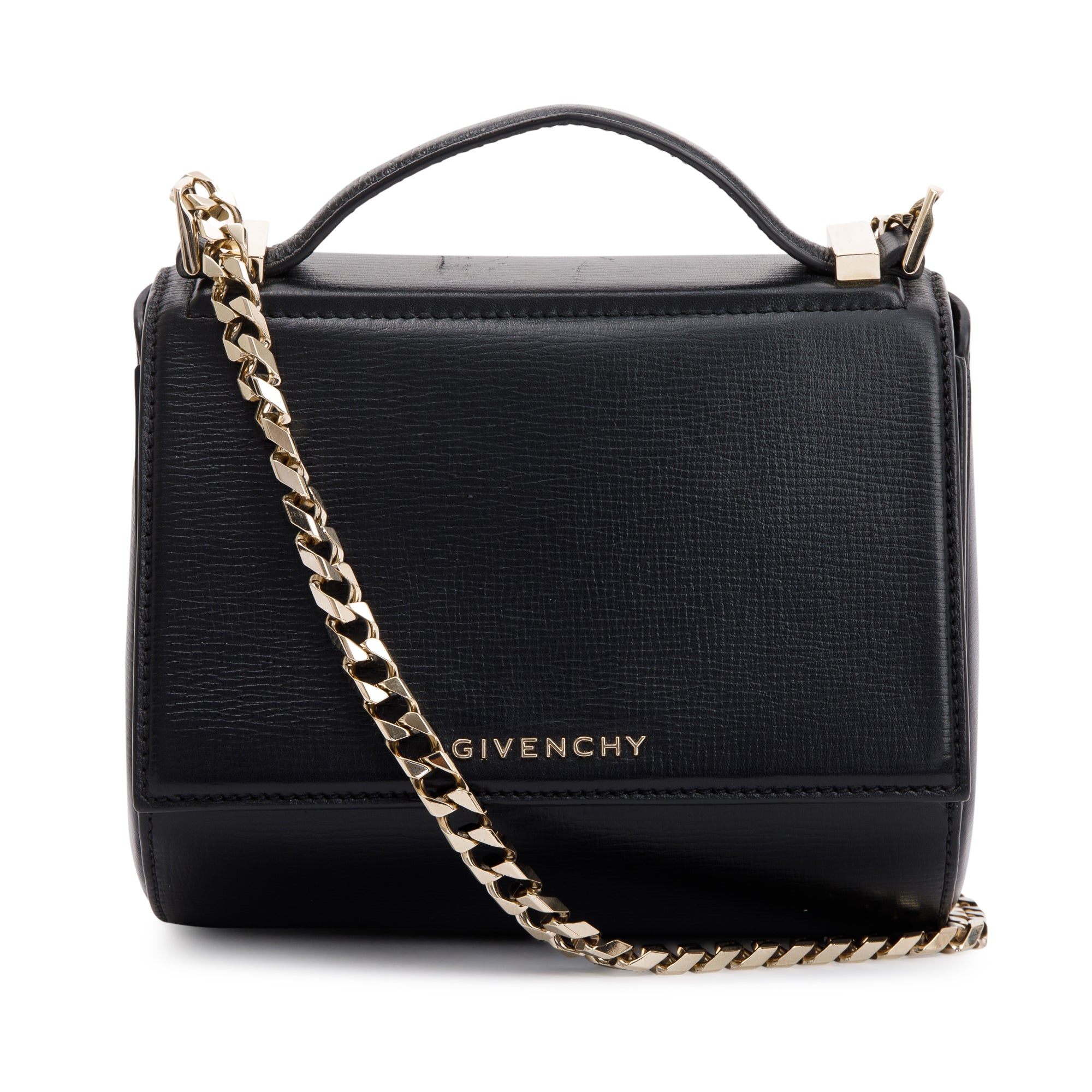 バッグ givenchy PANDORA CUBE BAG WITH CHAIN Givenchy Mini Pandora Cube Leather Pouch Crossbody Bag | Lafayette