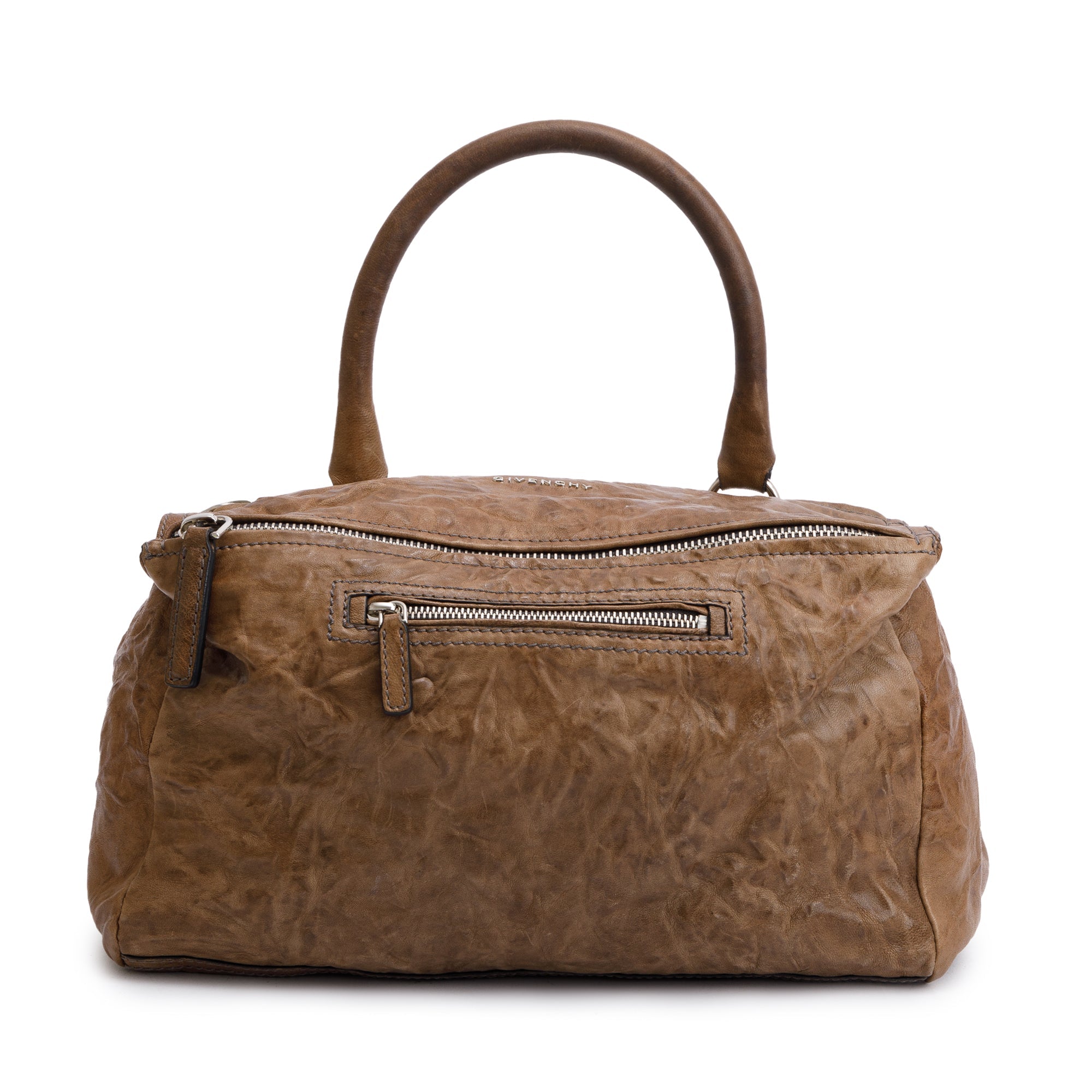 Givenchy Brown Sheepskin Medium Pandora Satchel