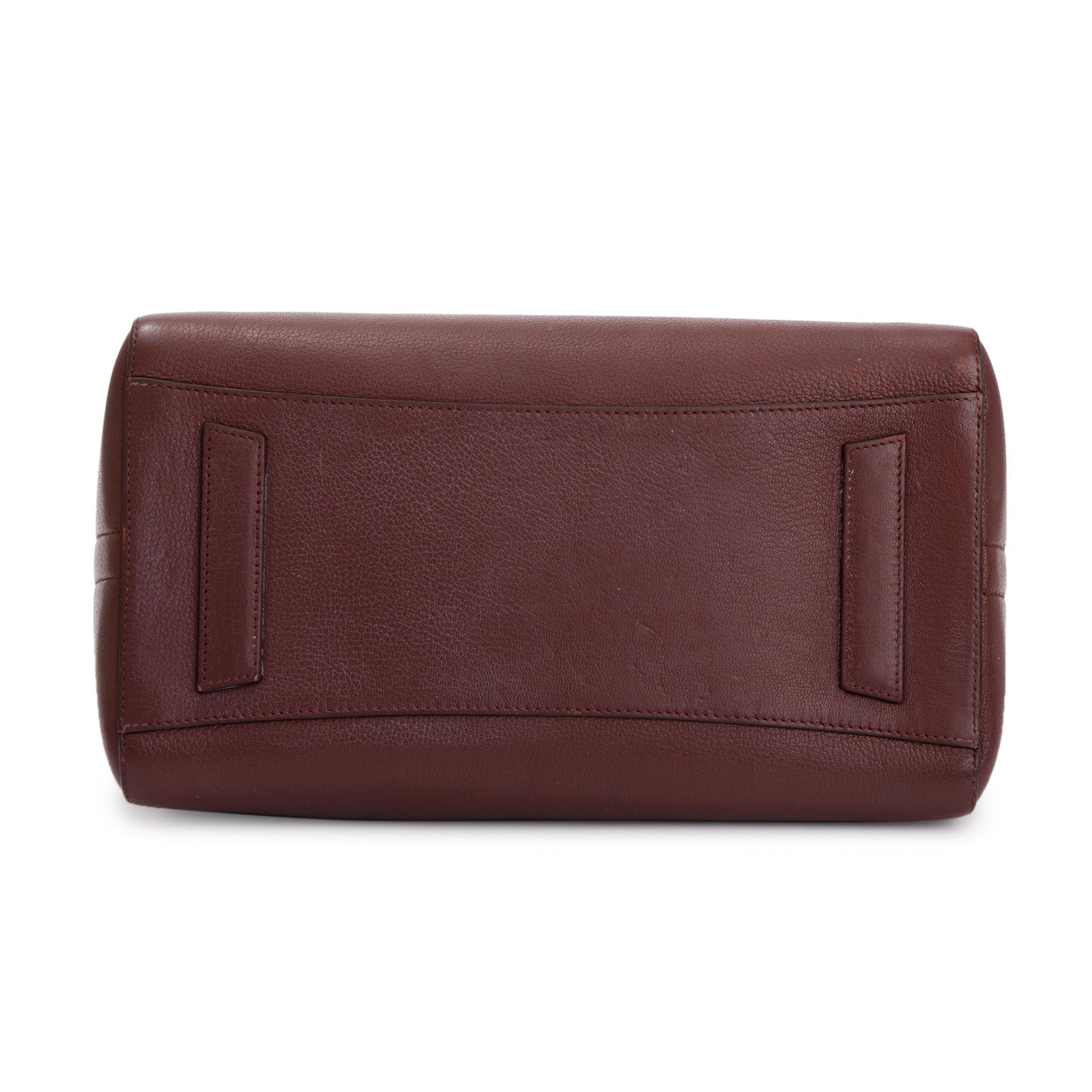Givenchy Burgundy Grained Leather Medium Antigona Bag