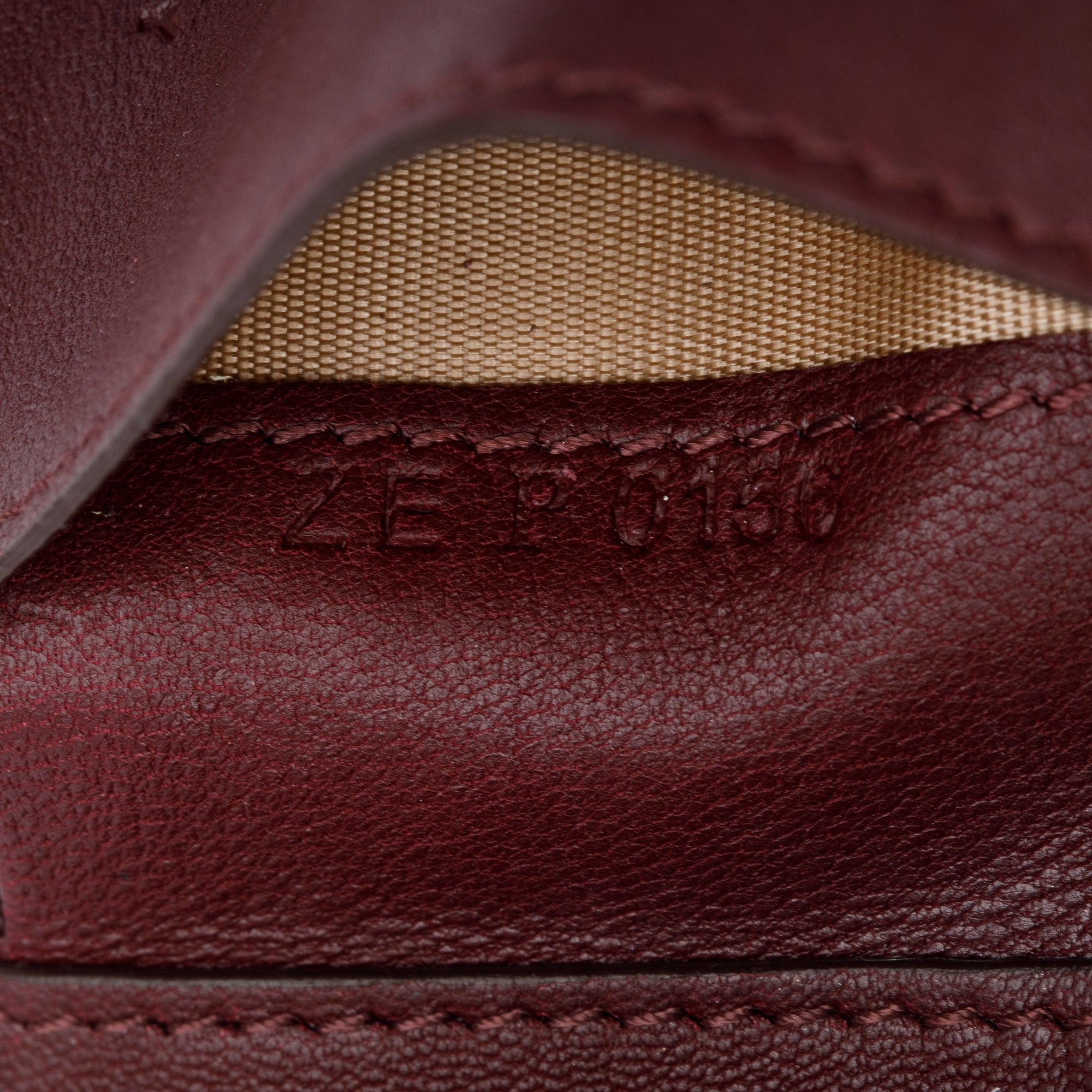 Givenchy Burgundy Leather Trifold Compact Wallet w/ Box