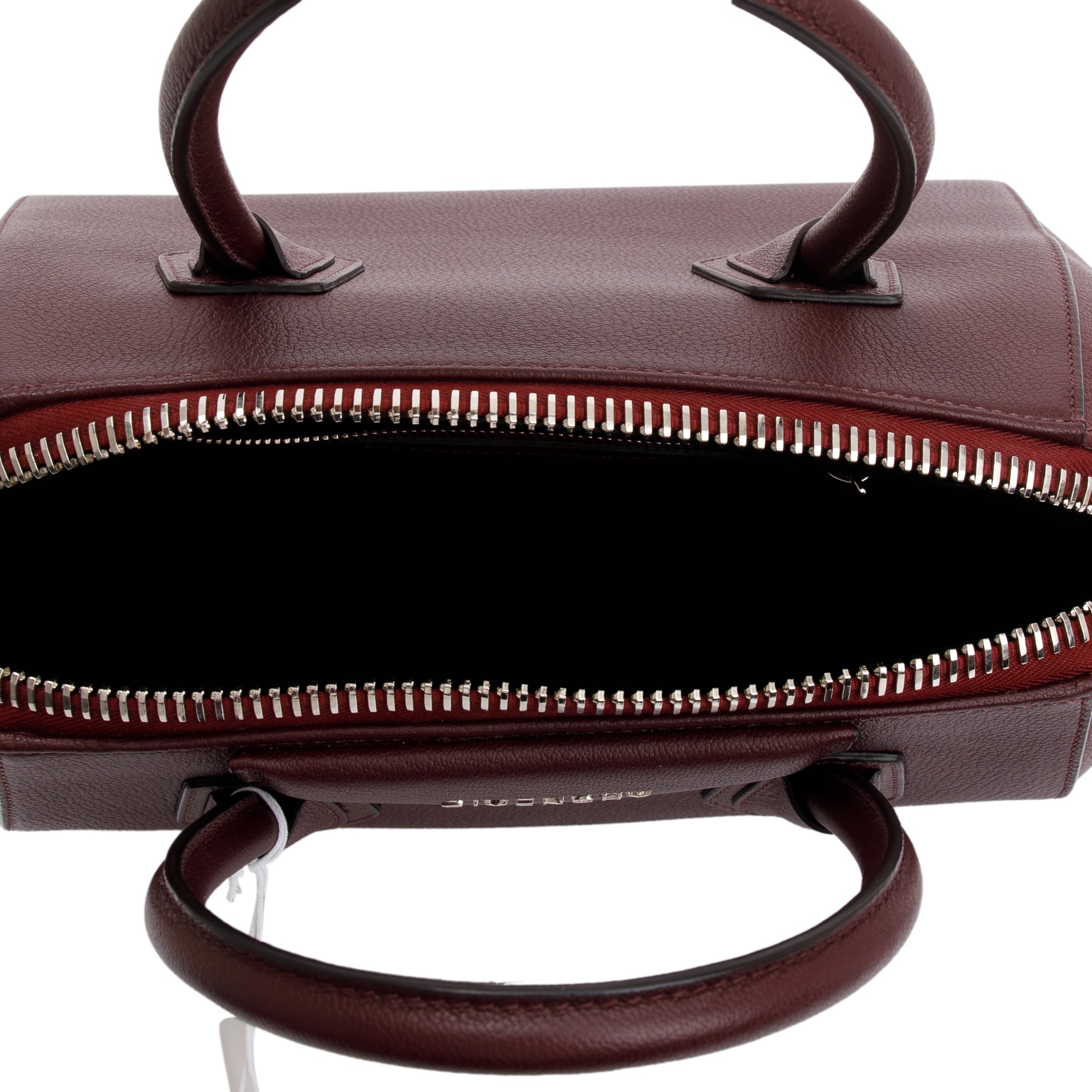 Givenchy Burgundy Sugar Goatskin Leather Small Antigona Bag