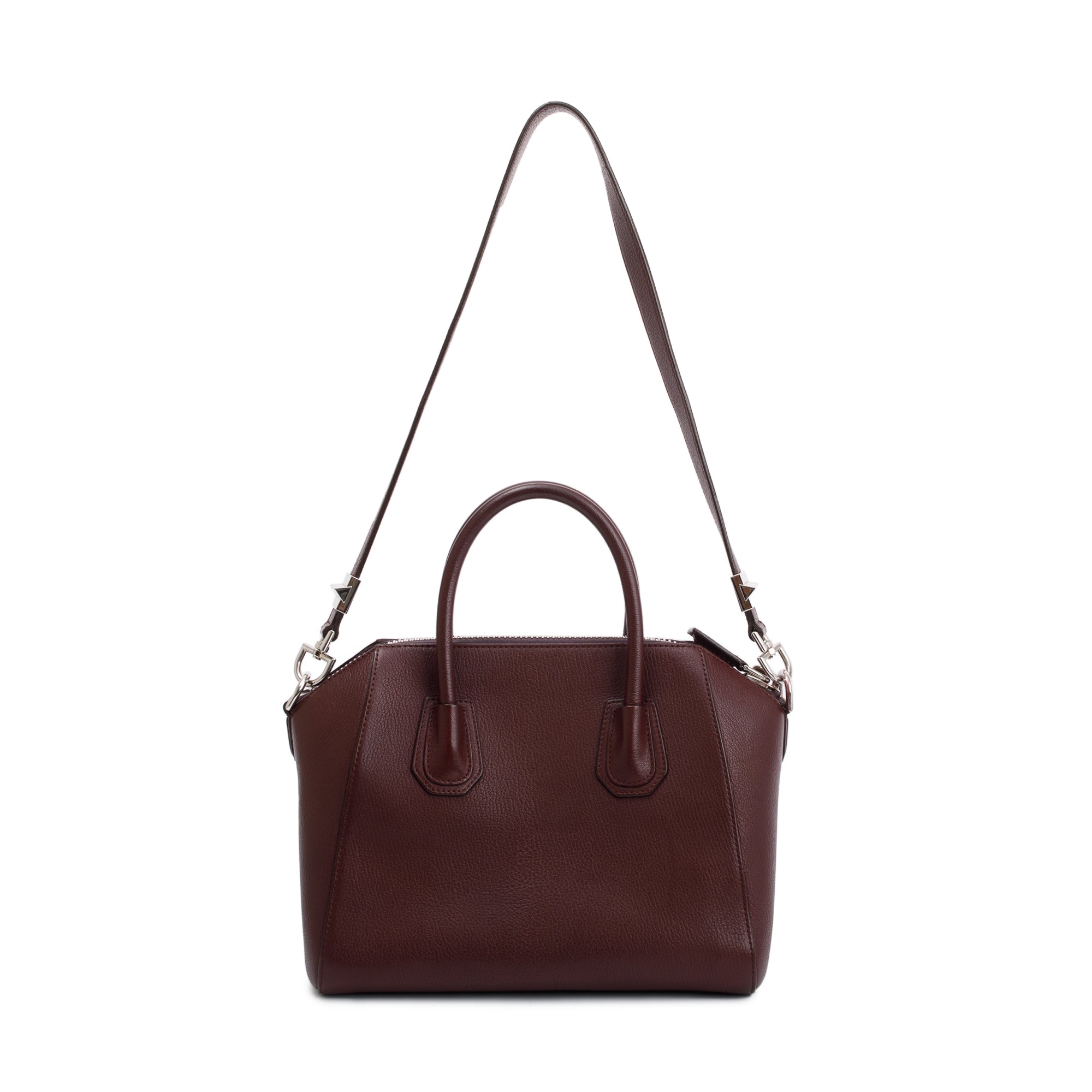 Givenchy Burgundy Sugar Goatskin Leather Small Antigona Bag