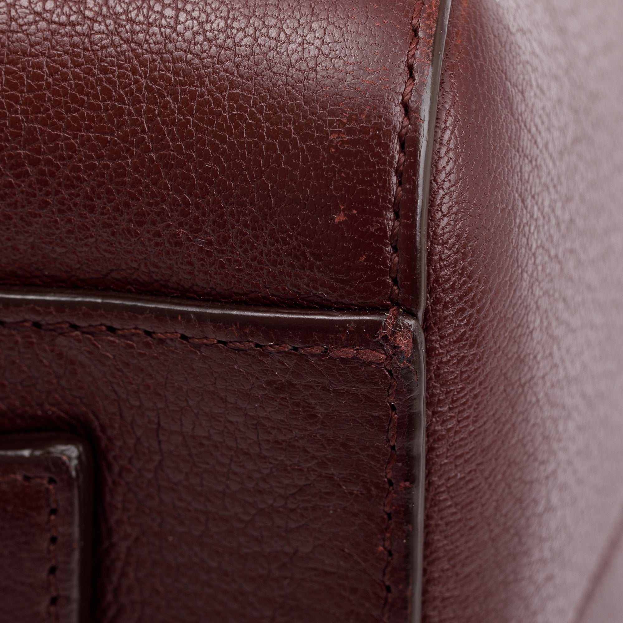 Givenchy Burgundy Sugar Goatskin Leather Small Antigona Bag