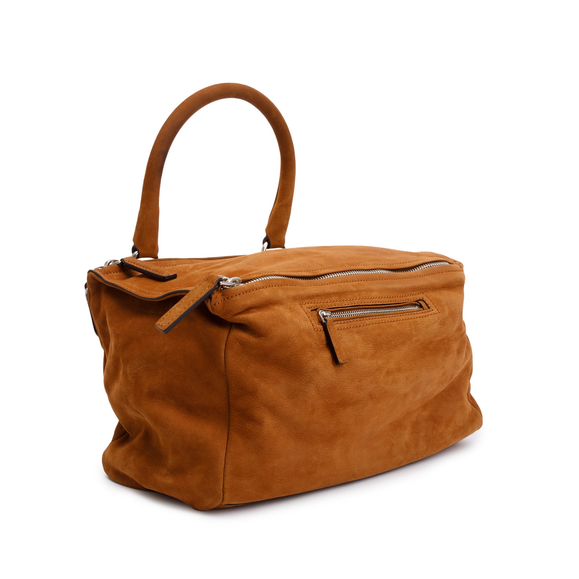 Givenchy Cognac Nubuck Medium Pandora Bag w/ Strap